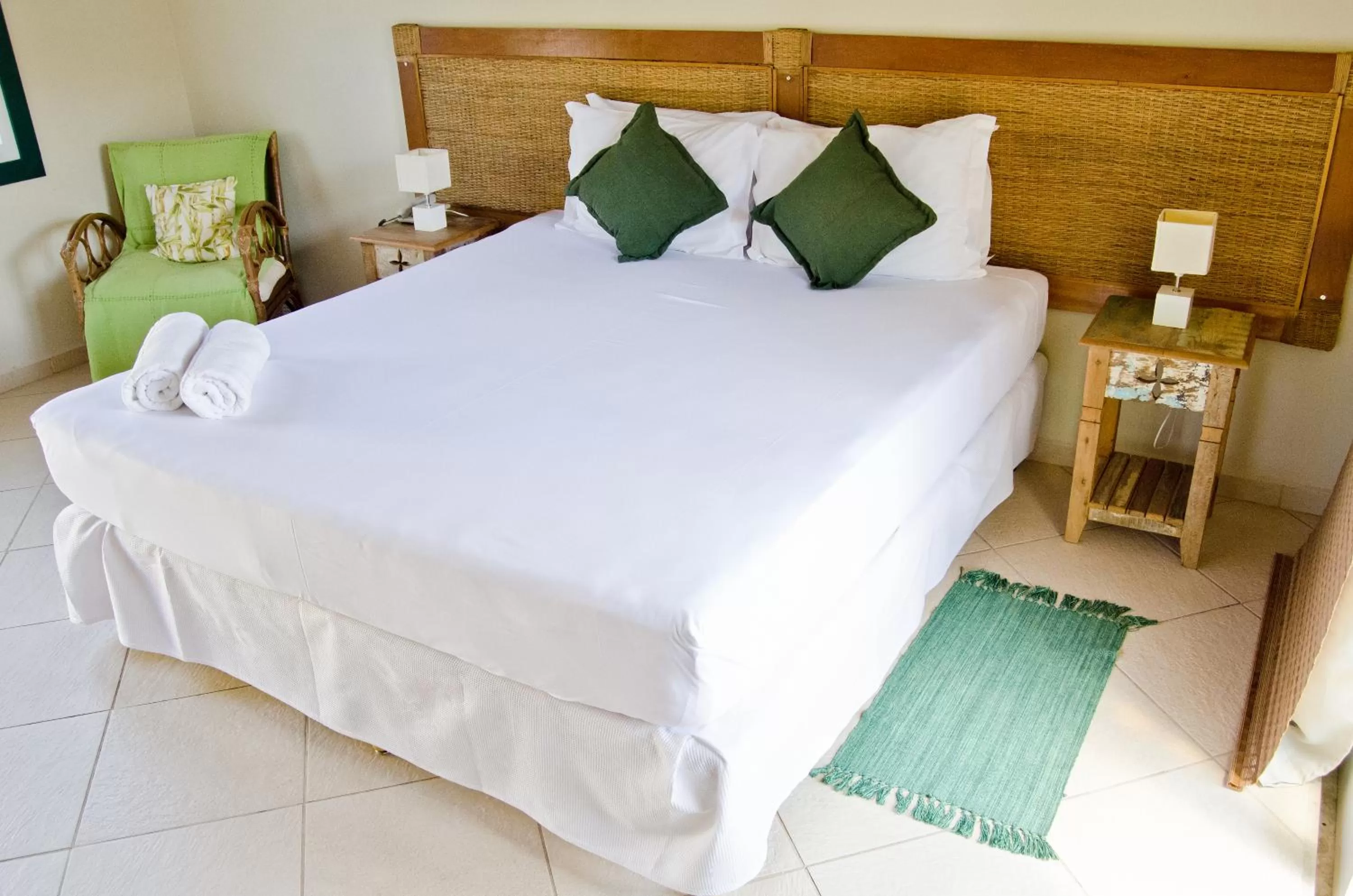 Bed in Pousada Pomar Paraty