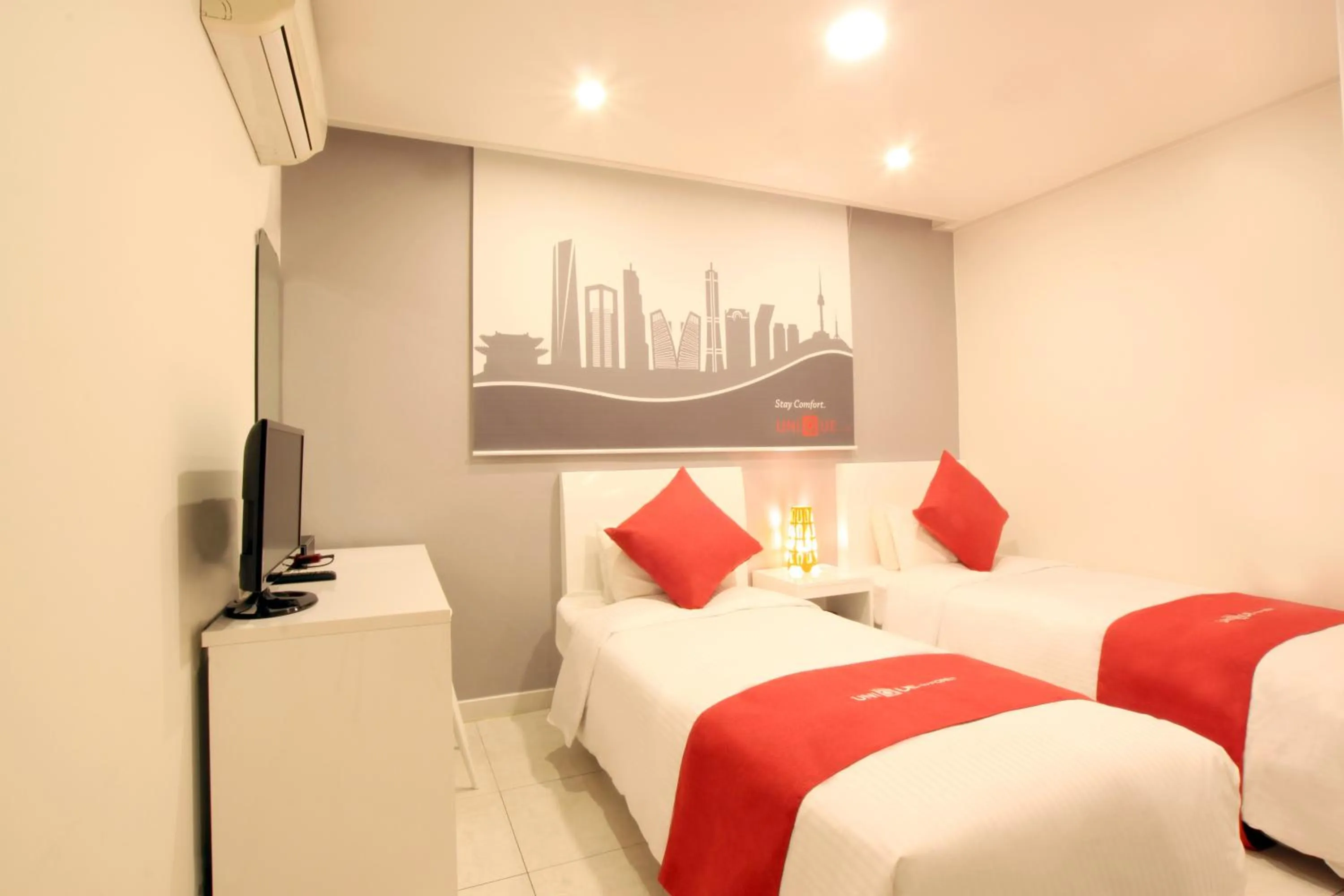 Bed in Jn Park Hotel Dongdaemun