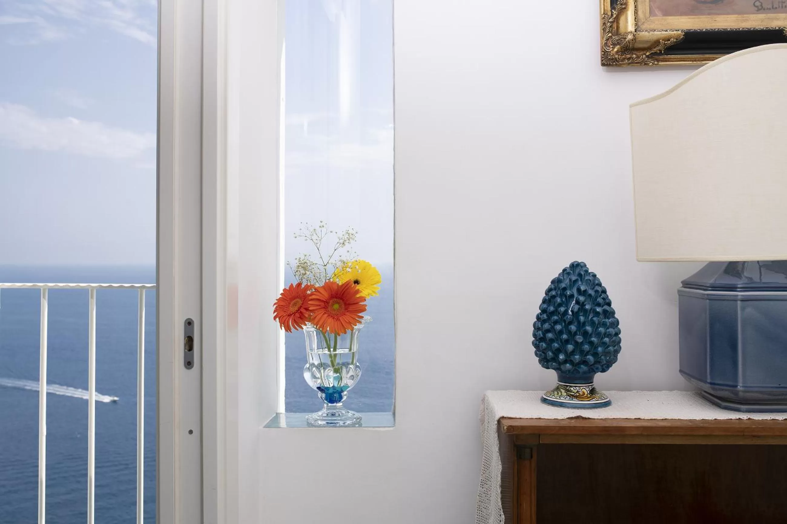 Decorative detail in Hotel La Ninfa