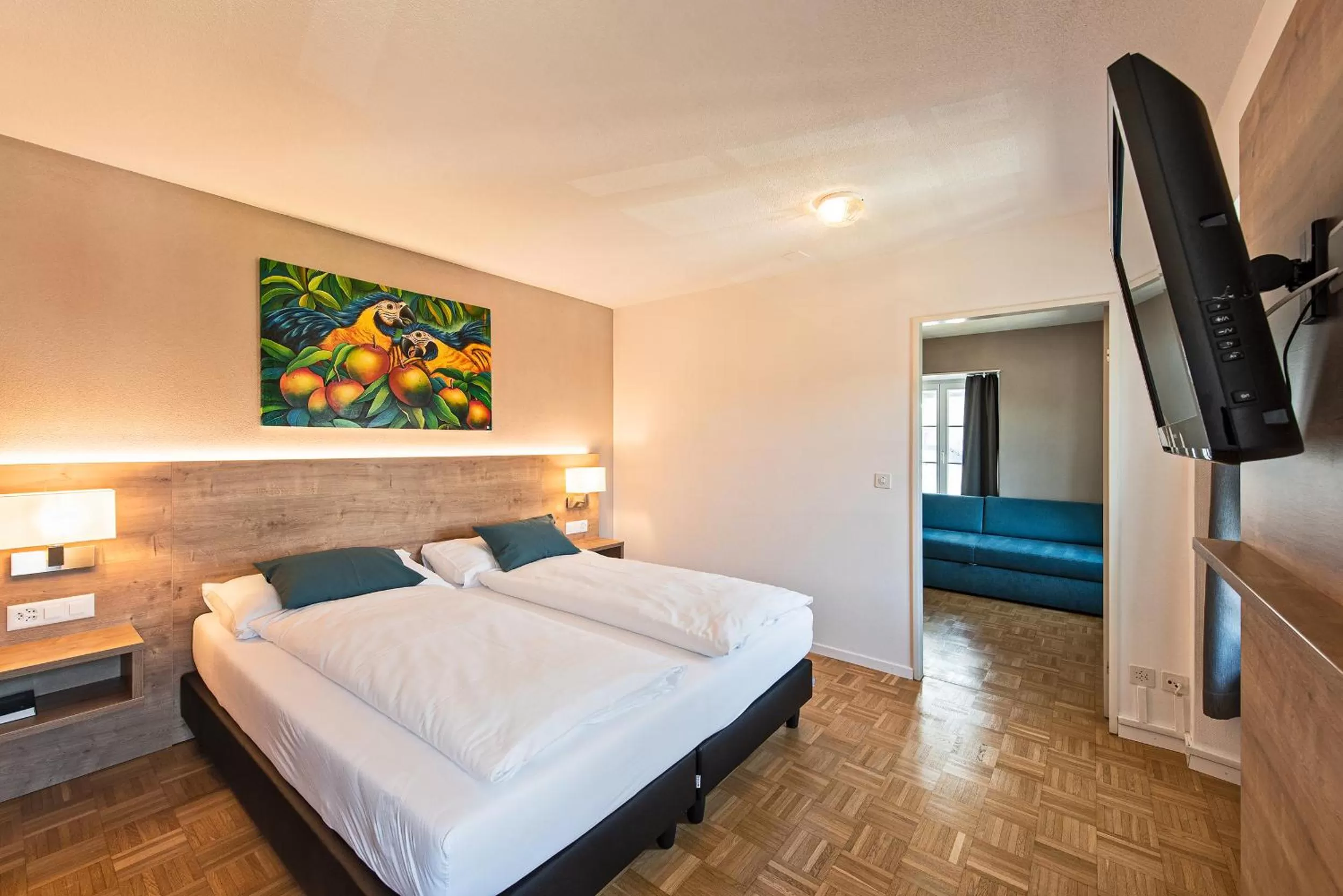 Bed in Hotel zum Hirschen