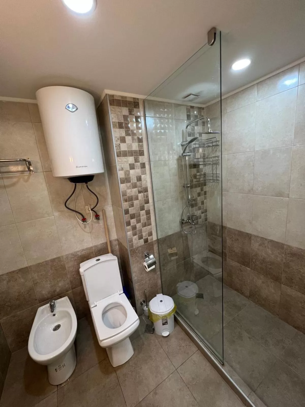Shower, Bathroom in Aparthotel Holiday Lux Batumi