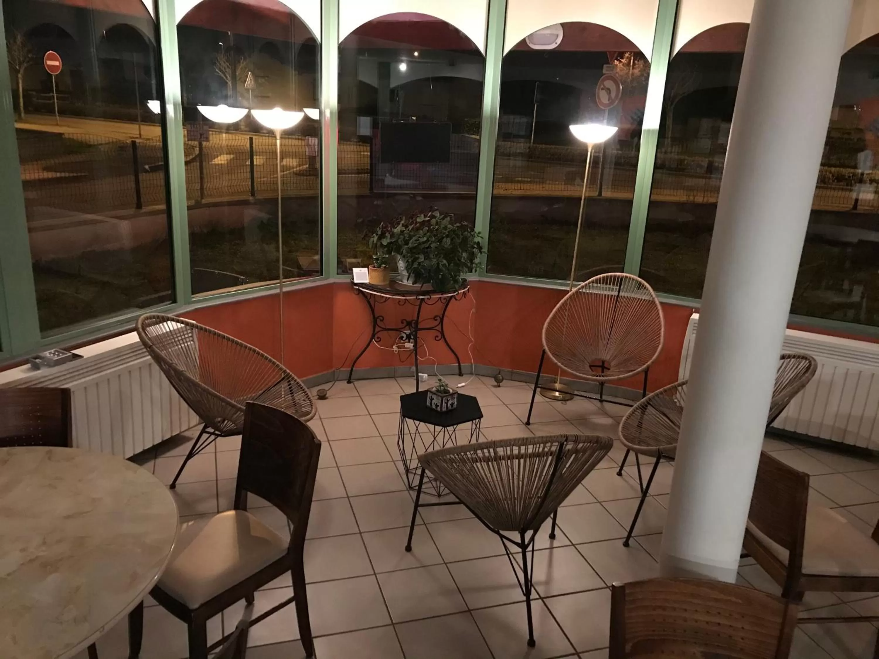 Seating area in Abel Hôtel