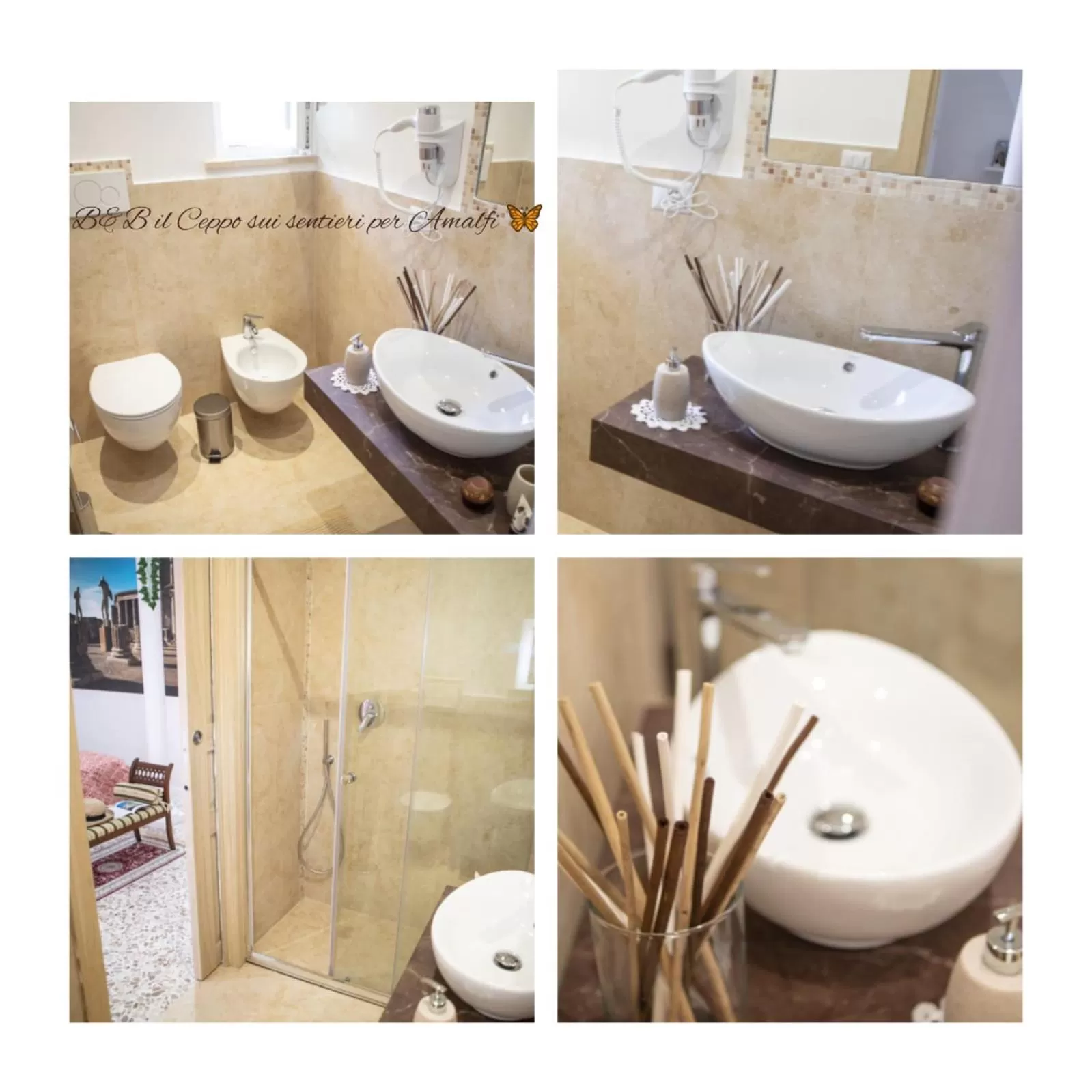 Shower in IL CEPPO sui sentieri per Amalfi