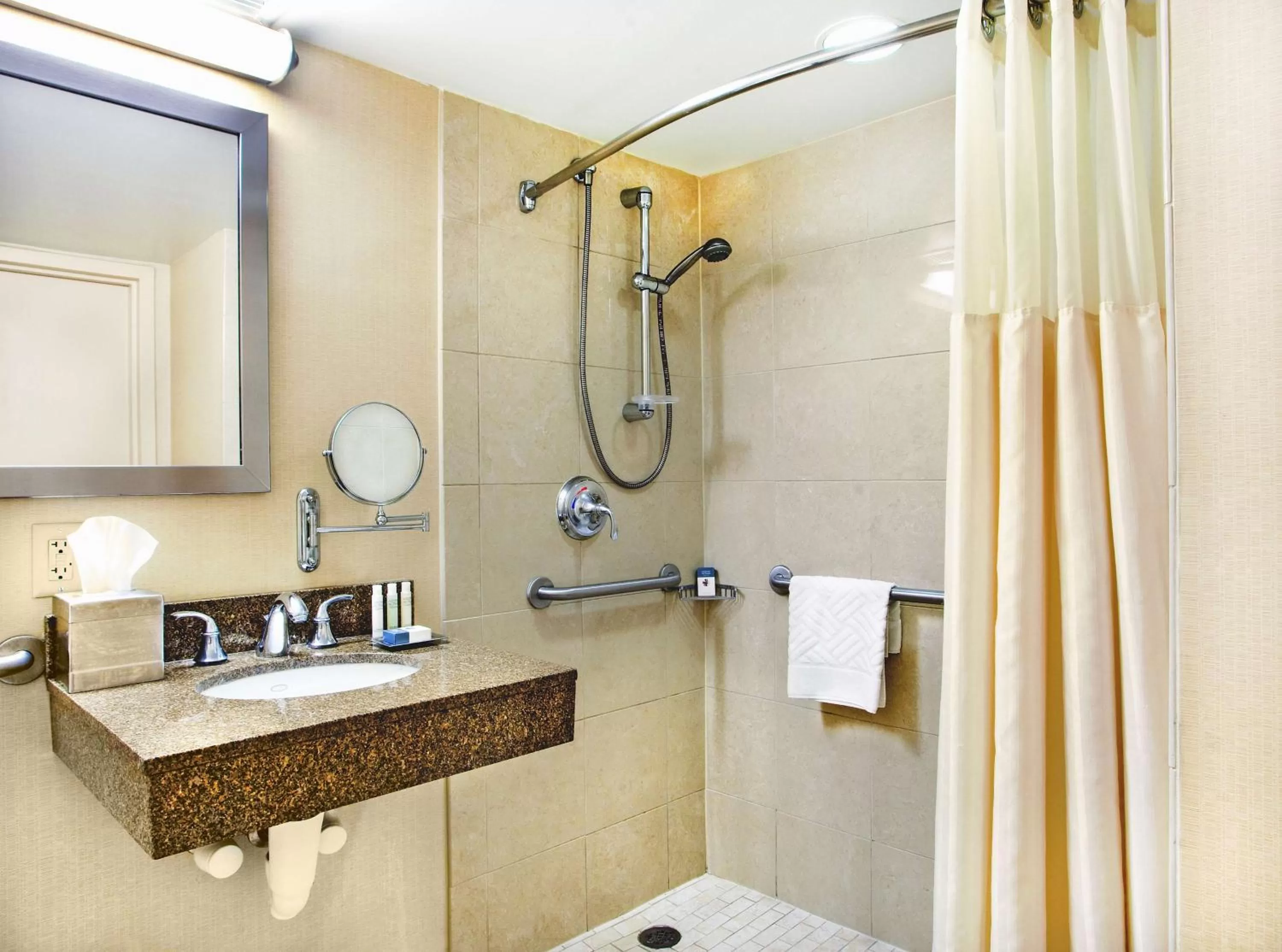 Bathroom in DoubleTree By Hilton Baltimore North Pikesville