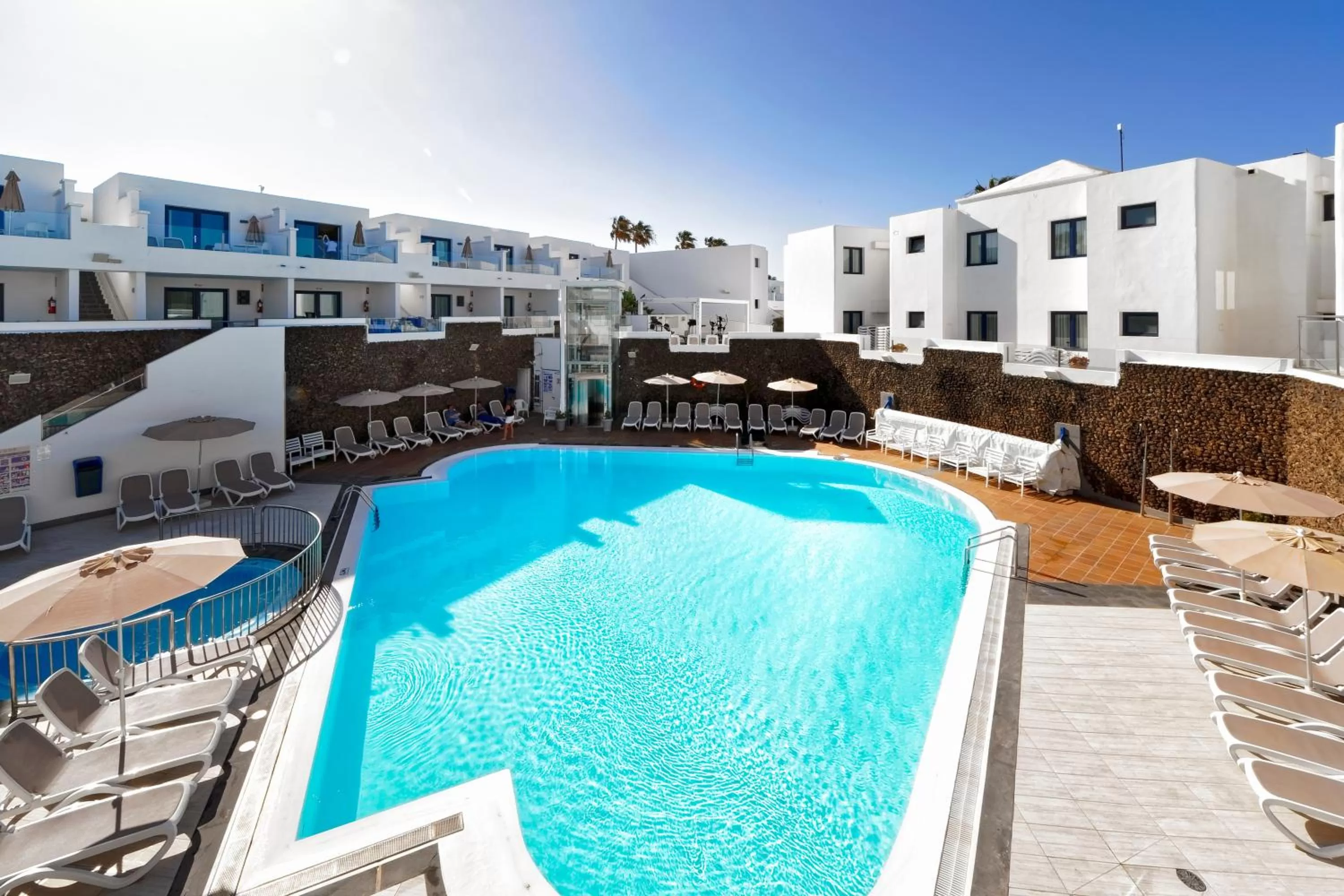 Swimming pool in Aqua Suites