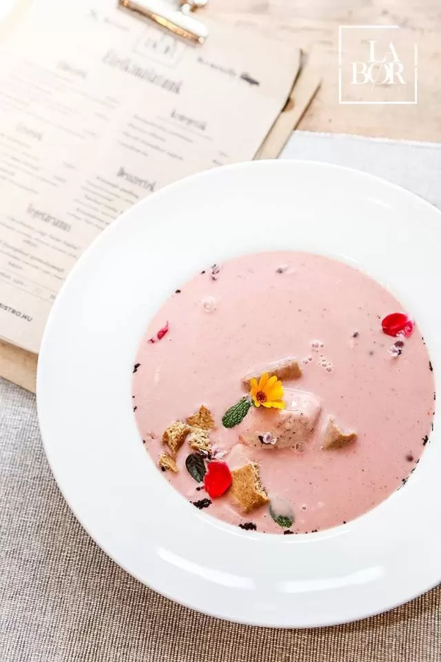 Food close-up in LaBor Kvártély