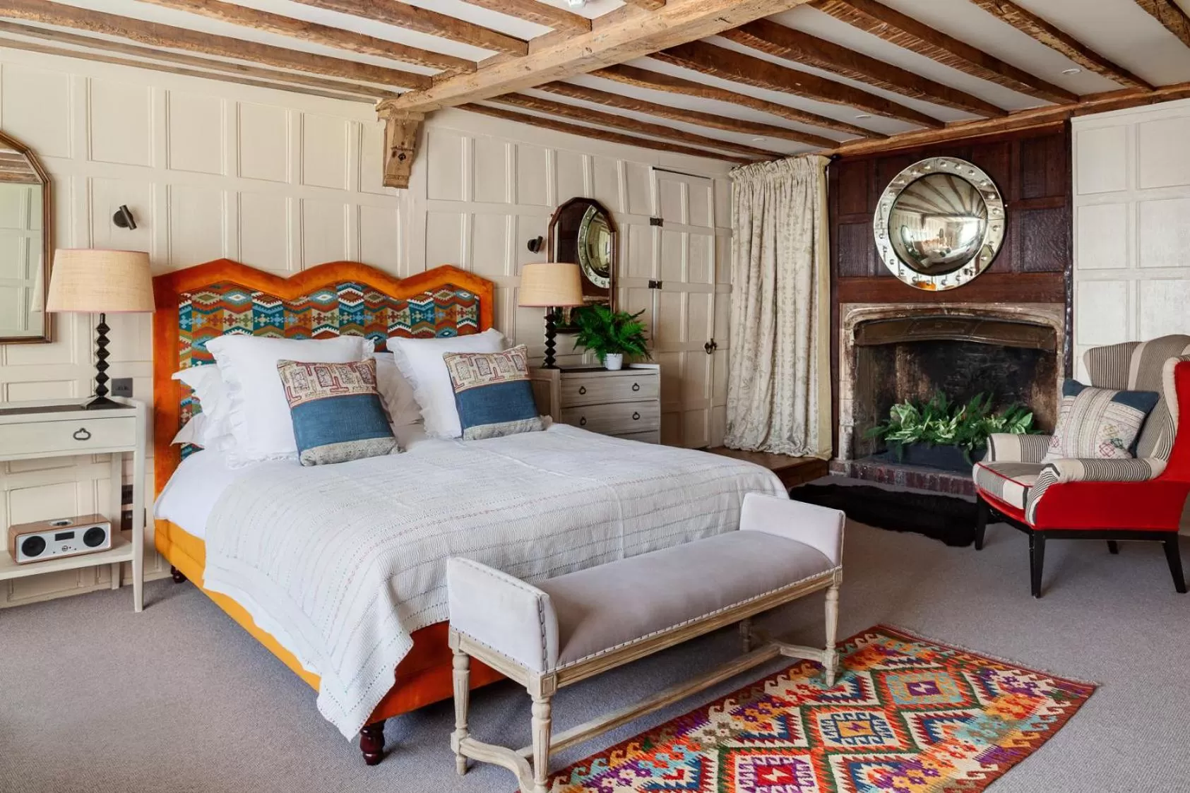 Bed in The Falstaff in Canterbury