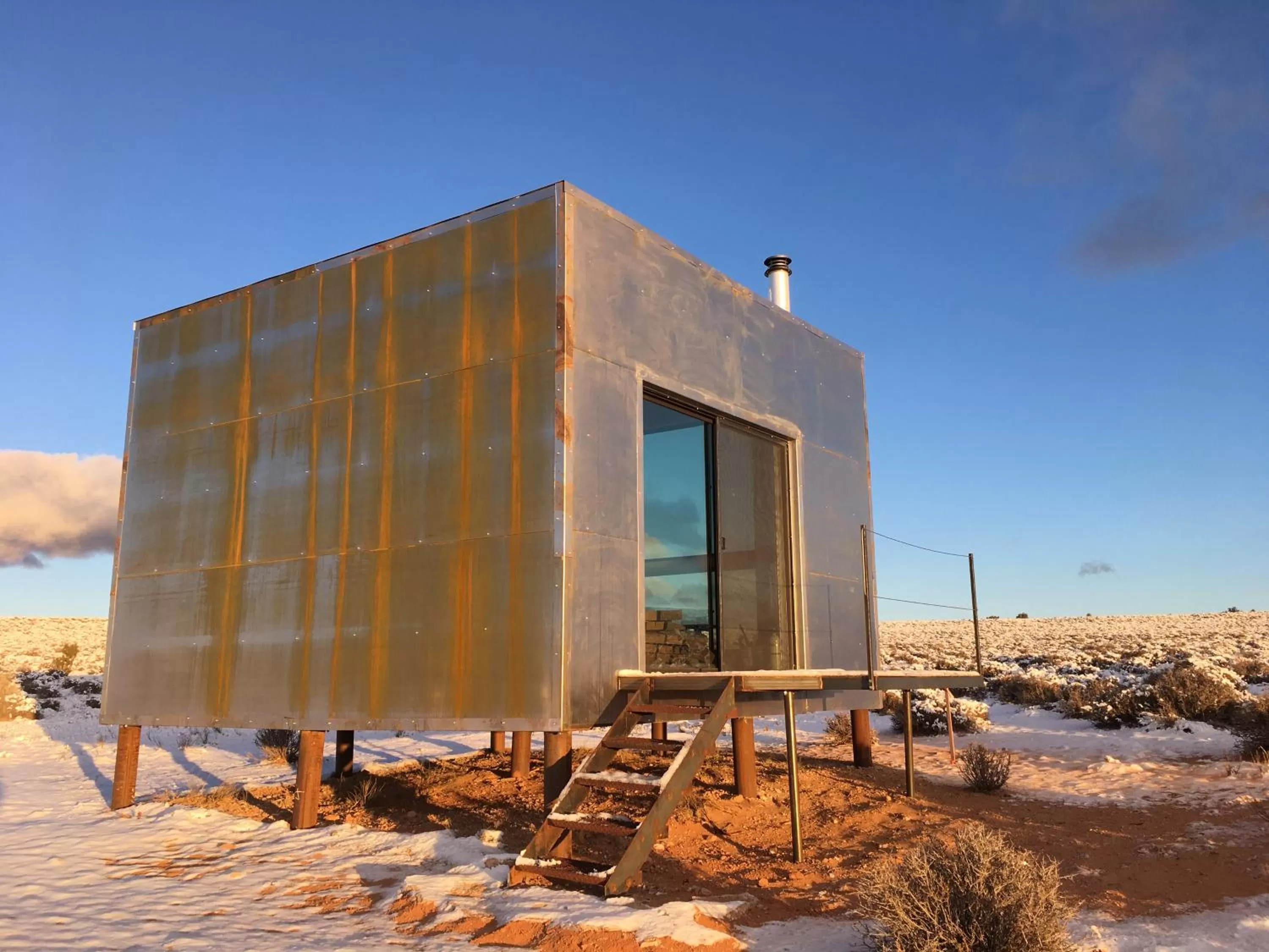 Patio in Shash Dine' EcoRetreat