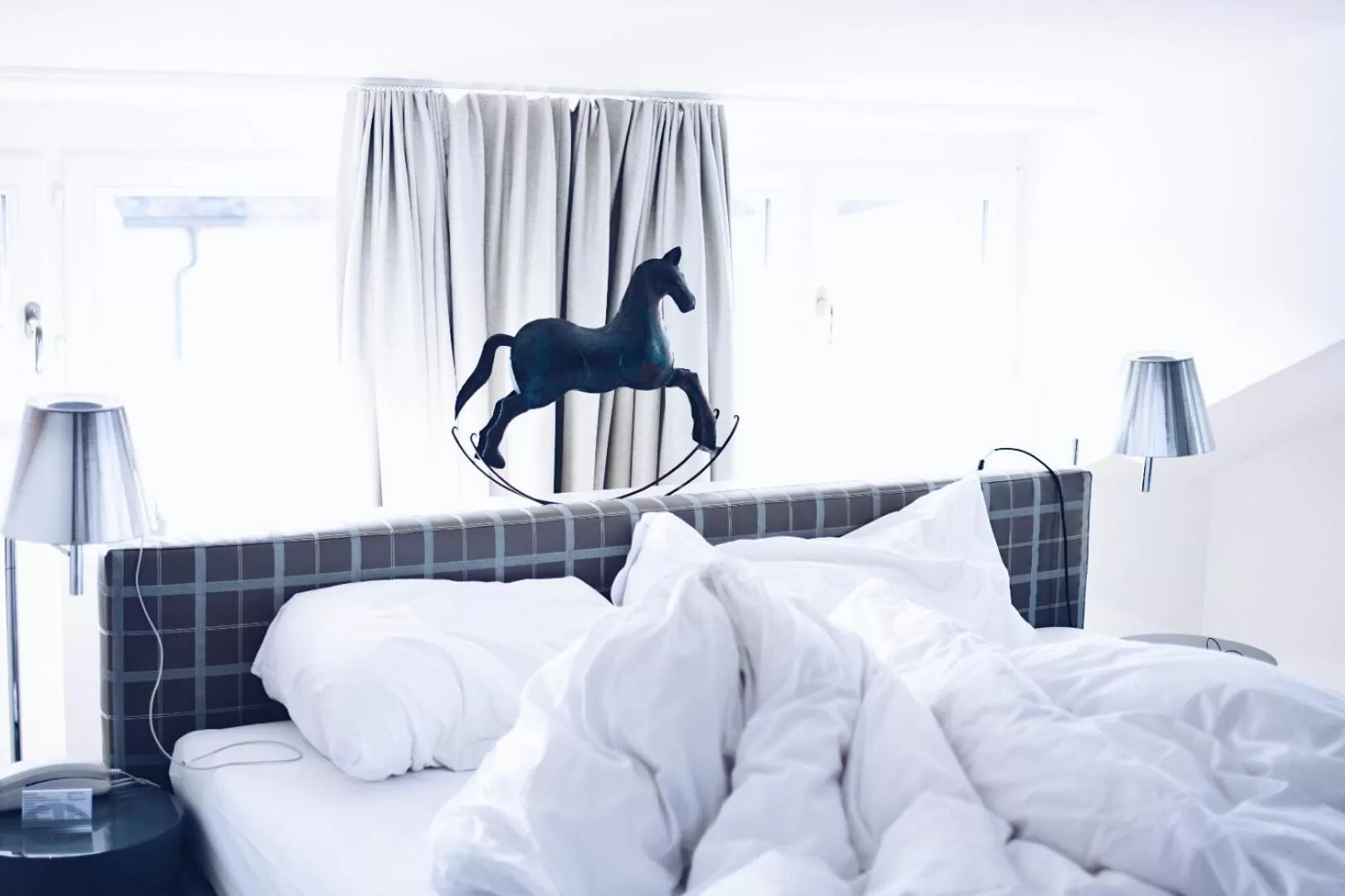 Bed in Hotel Rössli