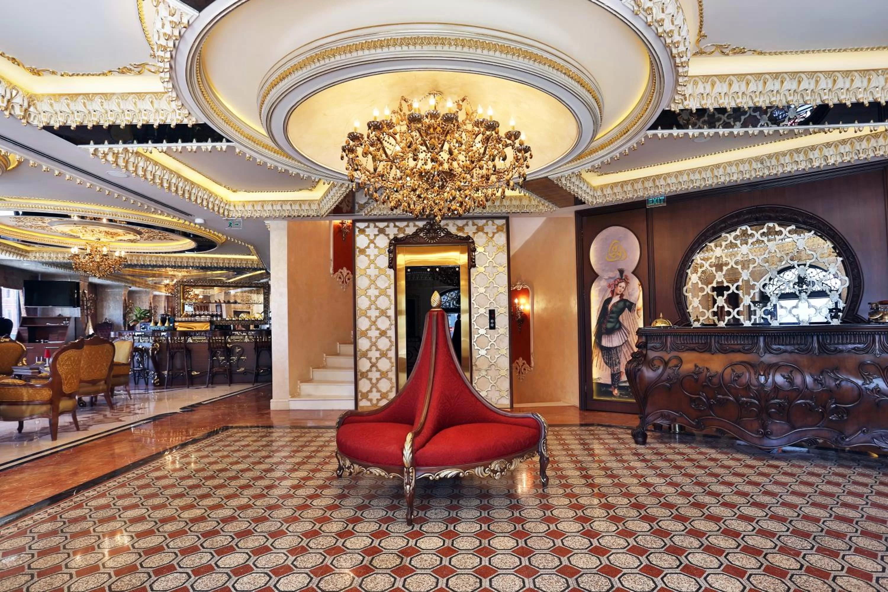 Lobby or reception in Daru Sultan Hotels Galata