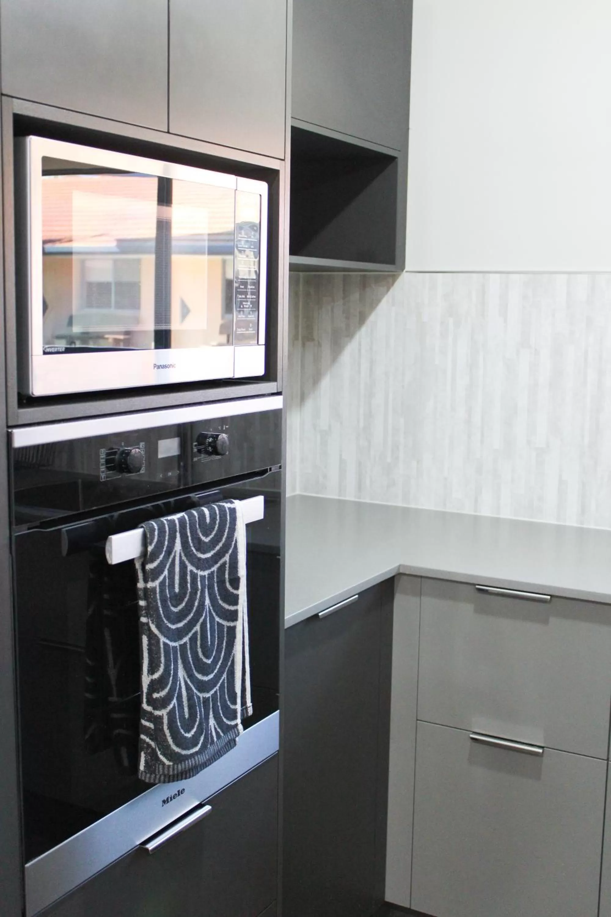 Kitchen or kitchenette in Yamba Twin Pines Motel