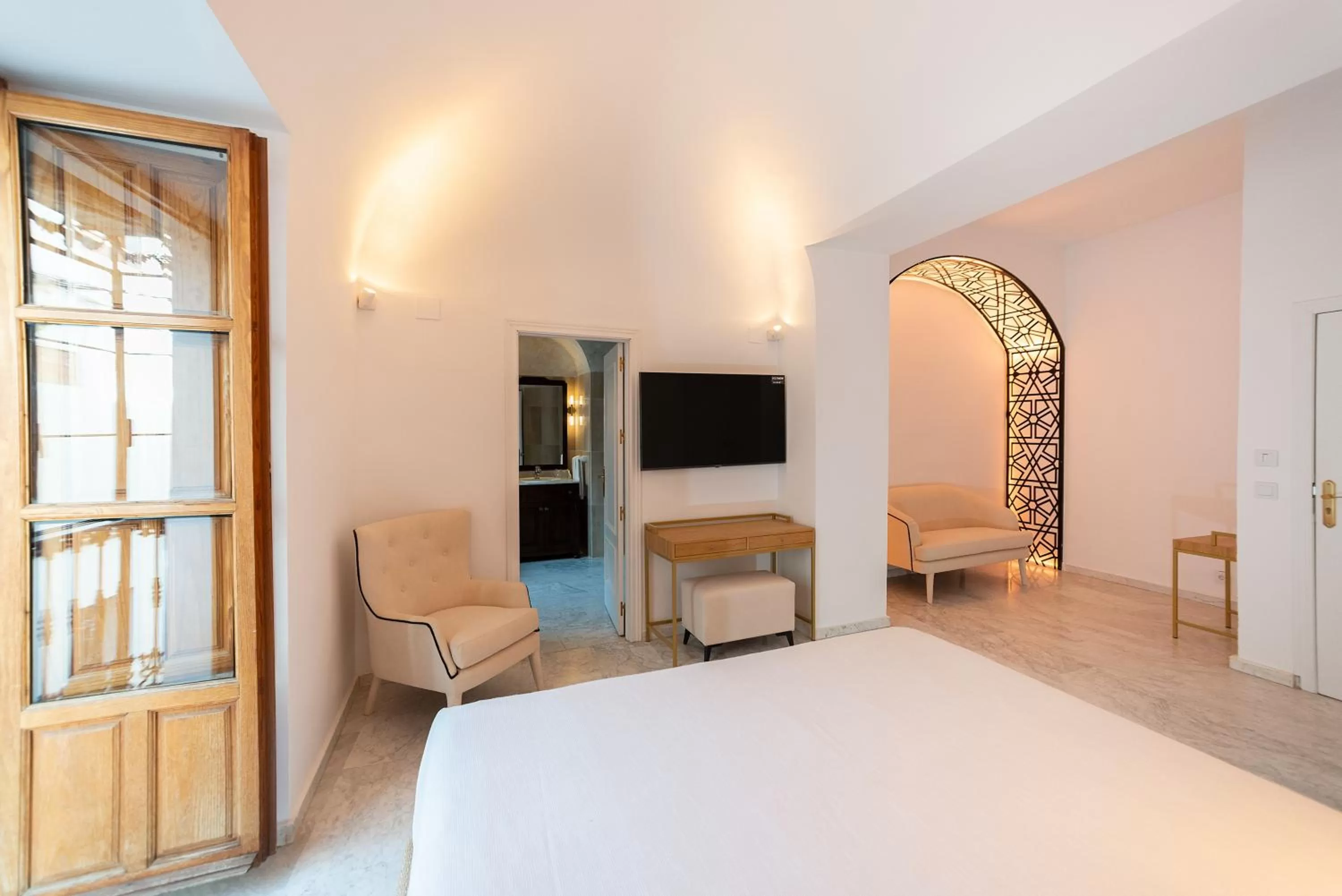 Photo of the whole room, Bed in Hotel Casa Palacio la Sal