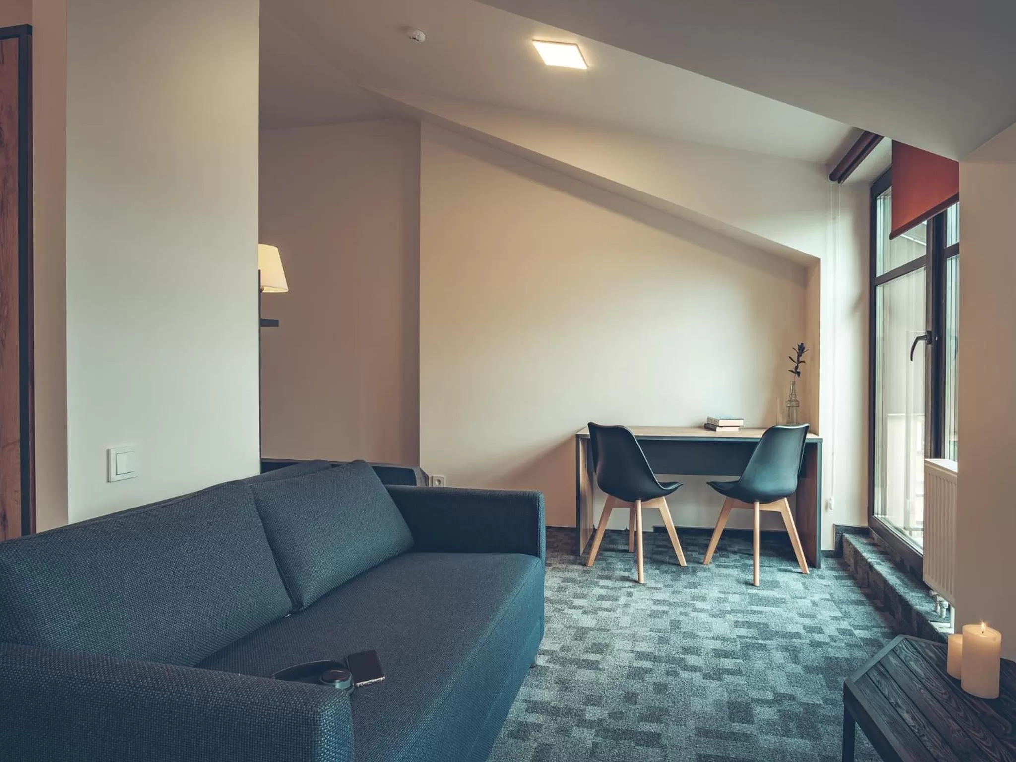 Seating Area in SELF CHECK-IN Hotel Railway Apartments
