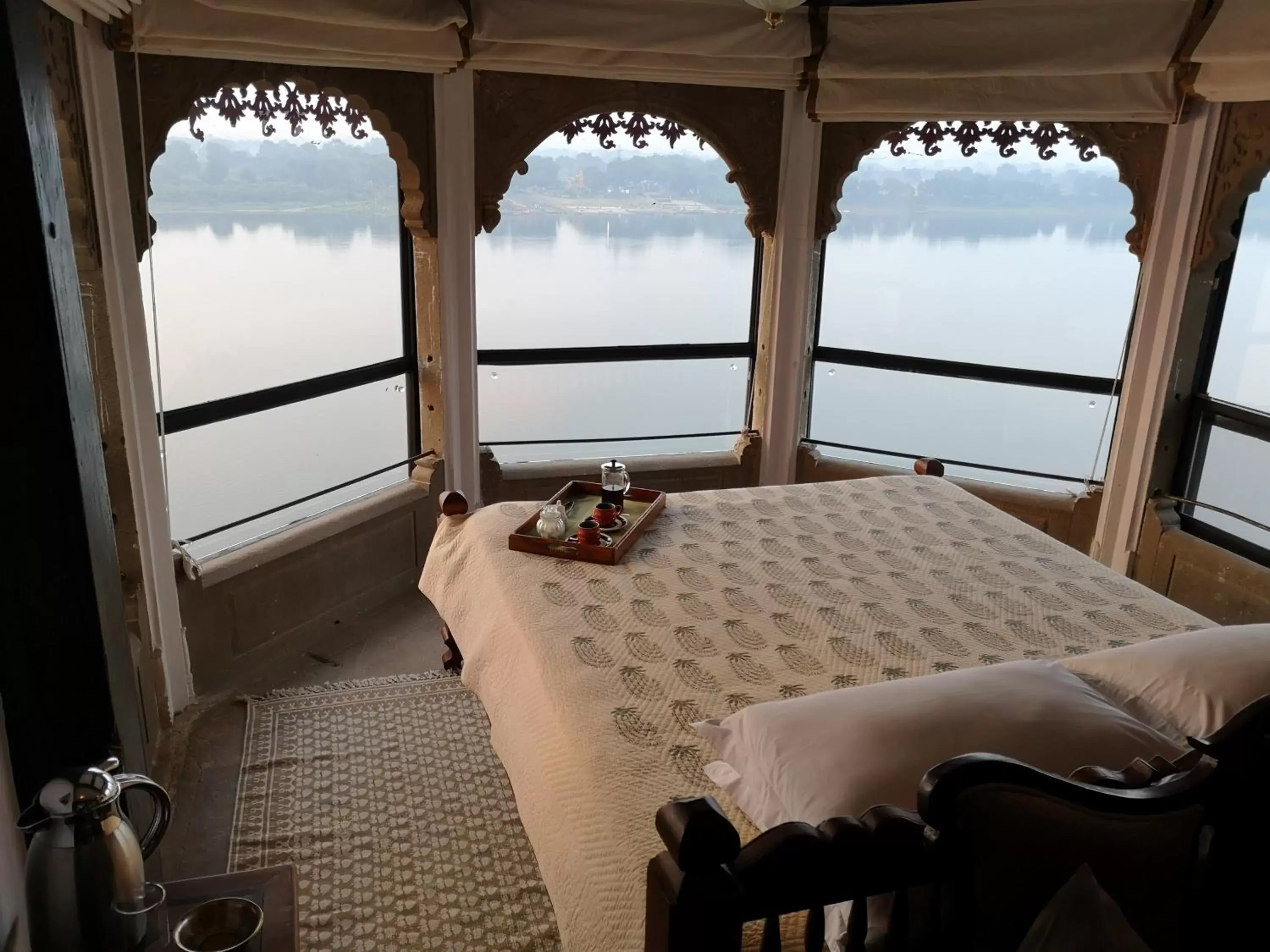 Deluxe Double Room with Balcony - single occupancy in Ahilya Fort Deluxe Double Room with Balcony - single occupancy in Ahilya Fort