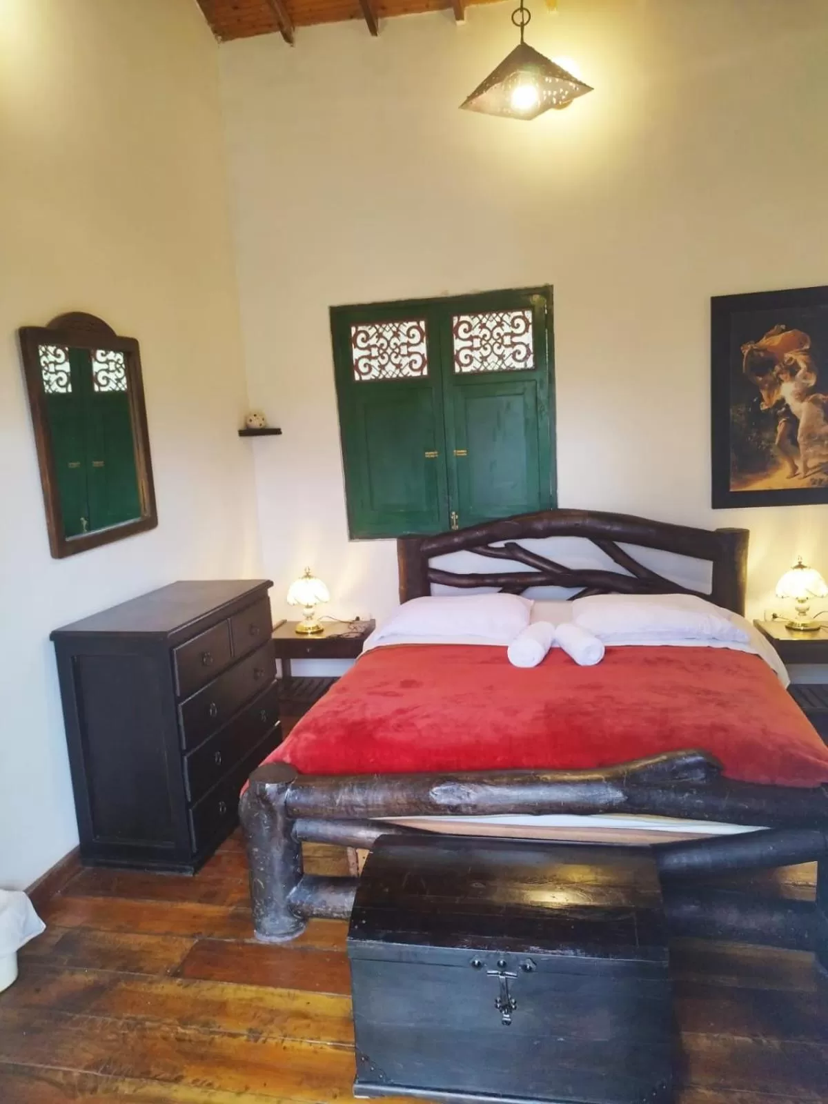 Property building, Bed in Finca Campestre La Adelita B&B