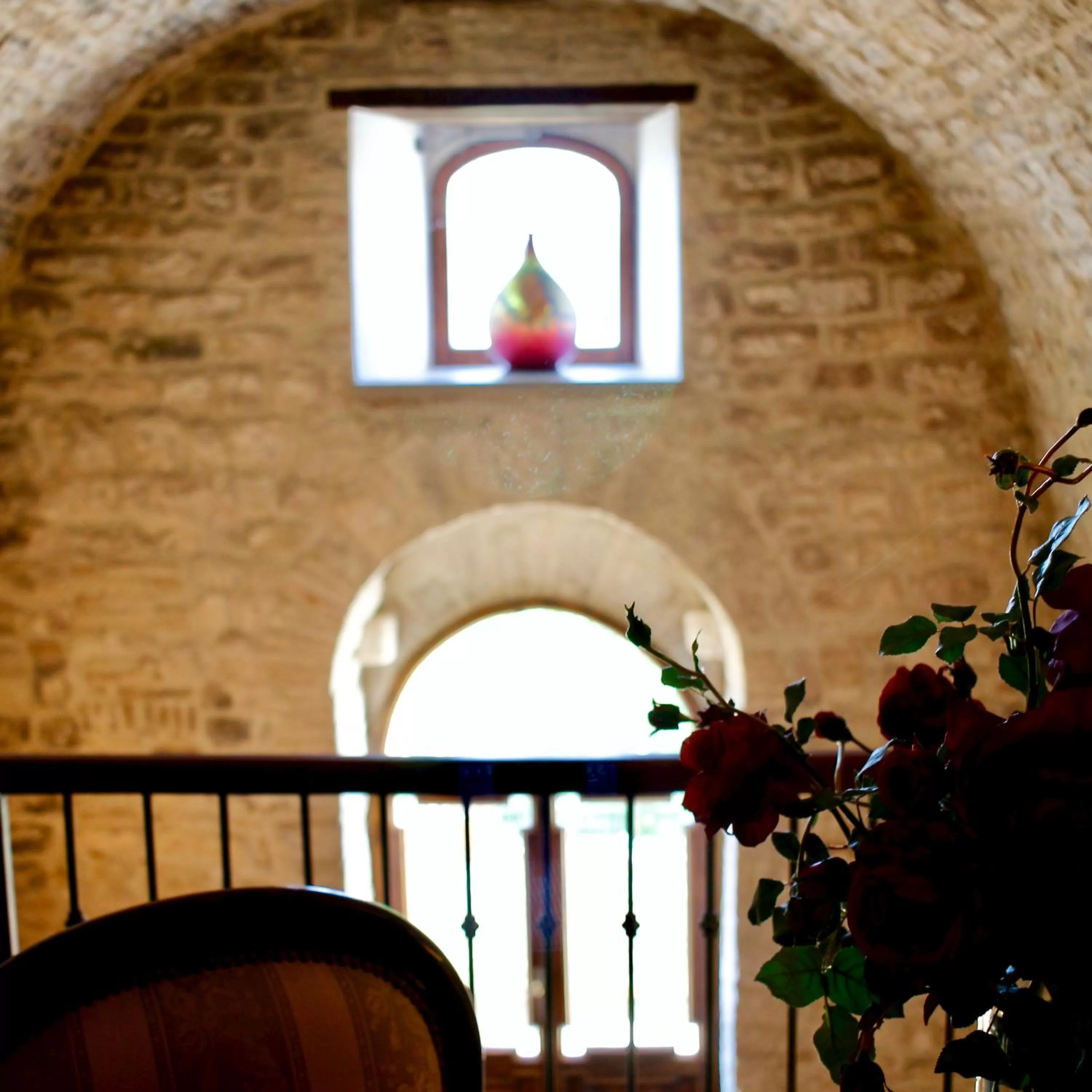 Communal lounge/ TV room in Relais Ducale