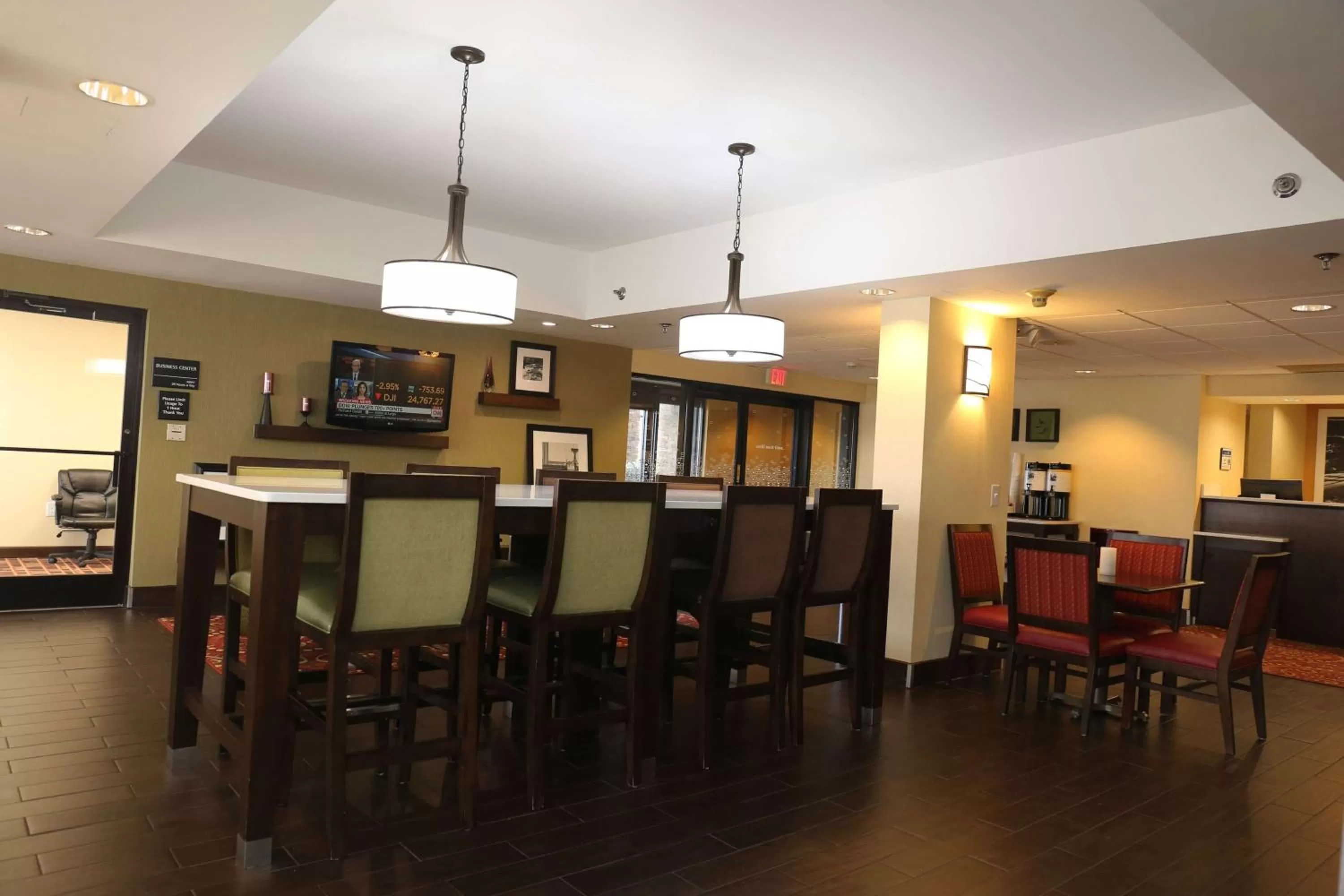 Lobby or reception in Hampton Inn Sumter