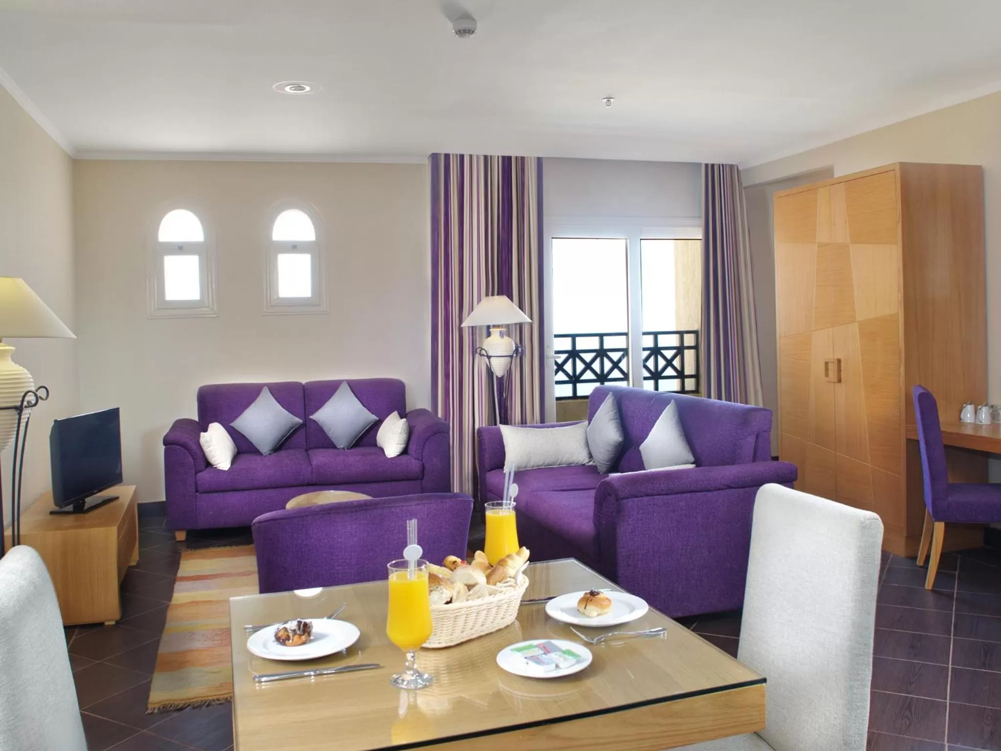 Living room in Porto El Jabal Hotel