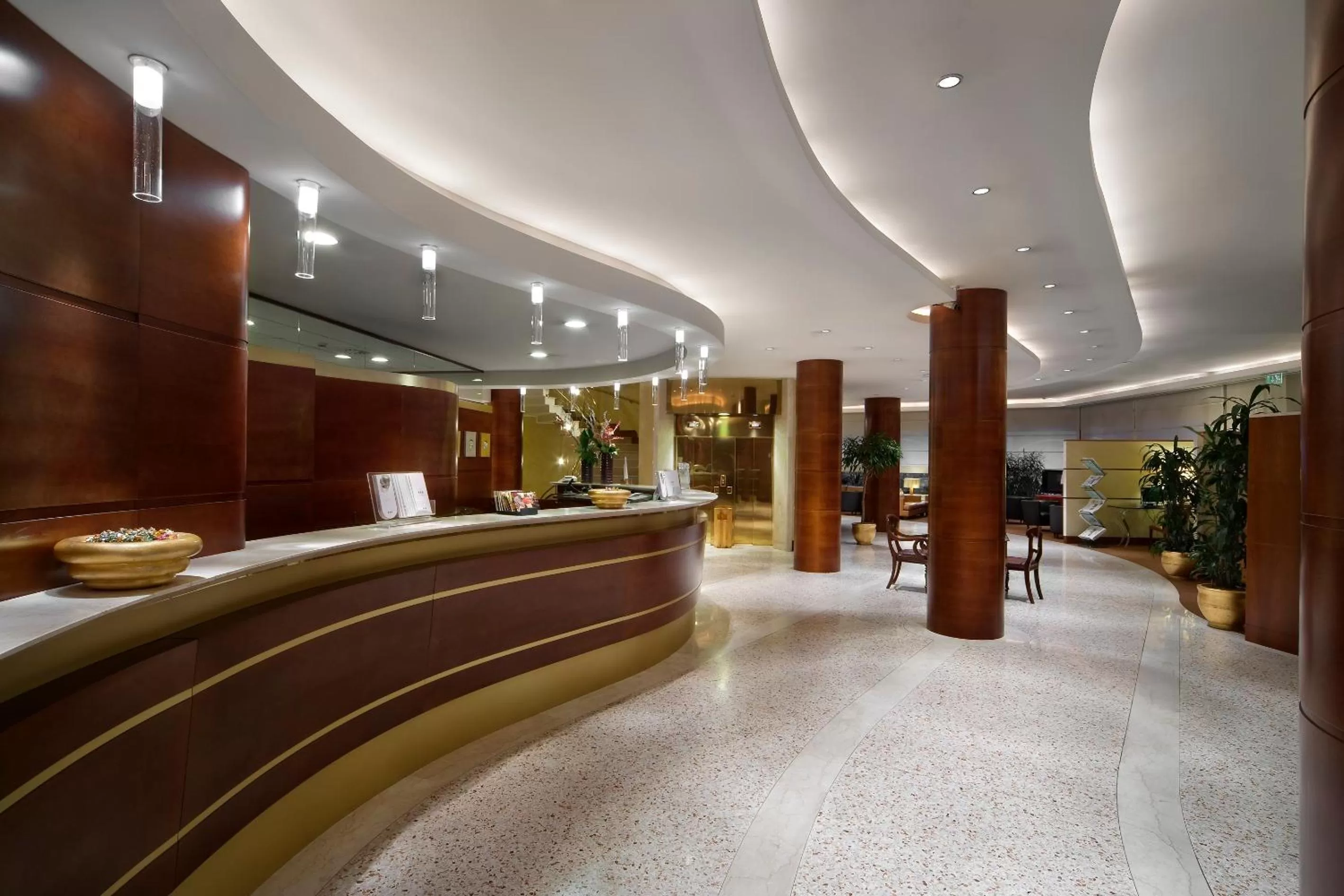 Lobby or reception in UNA Hotels Cusani Milano