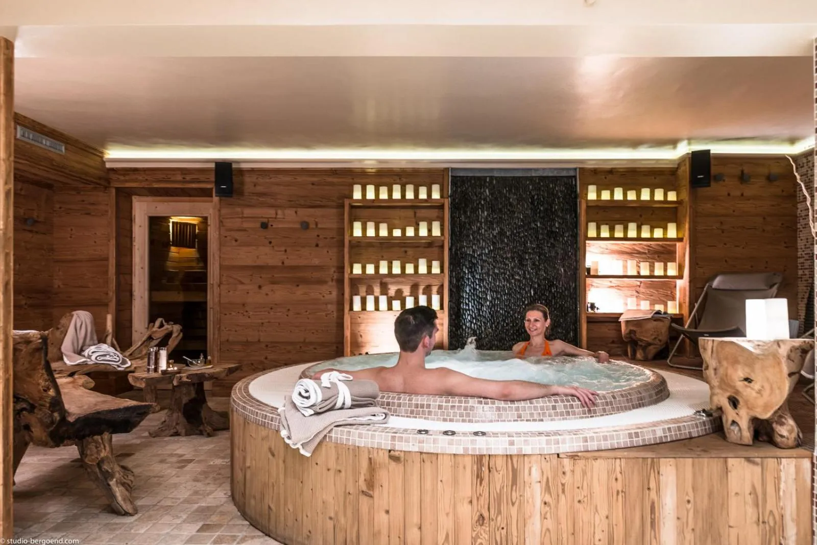 Spa and wellness centre/facilities in Hôtel Alpen Ruitor