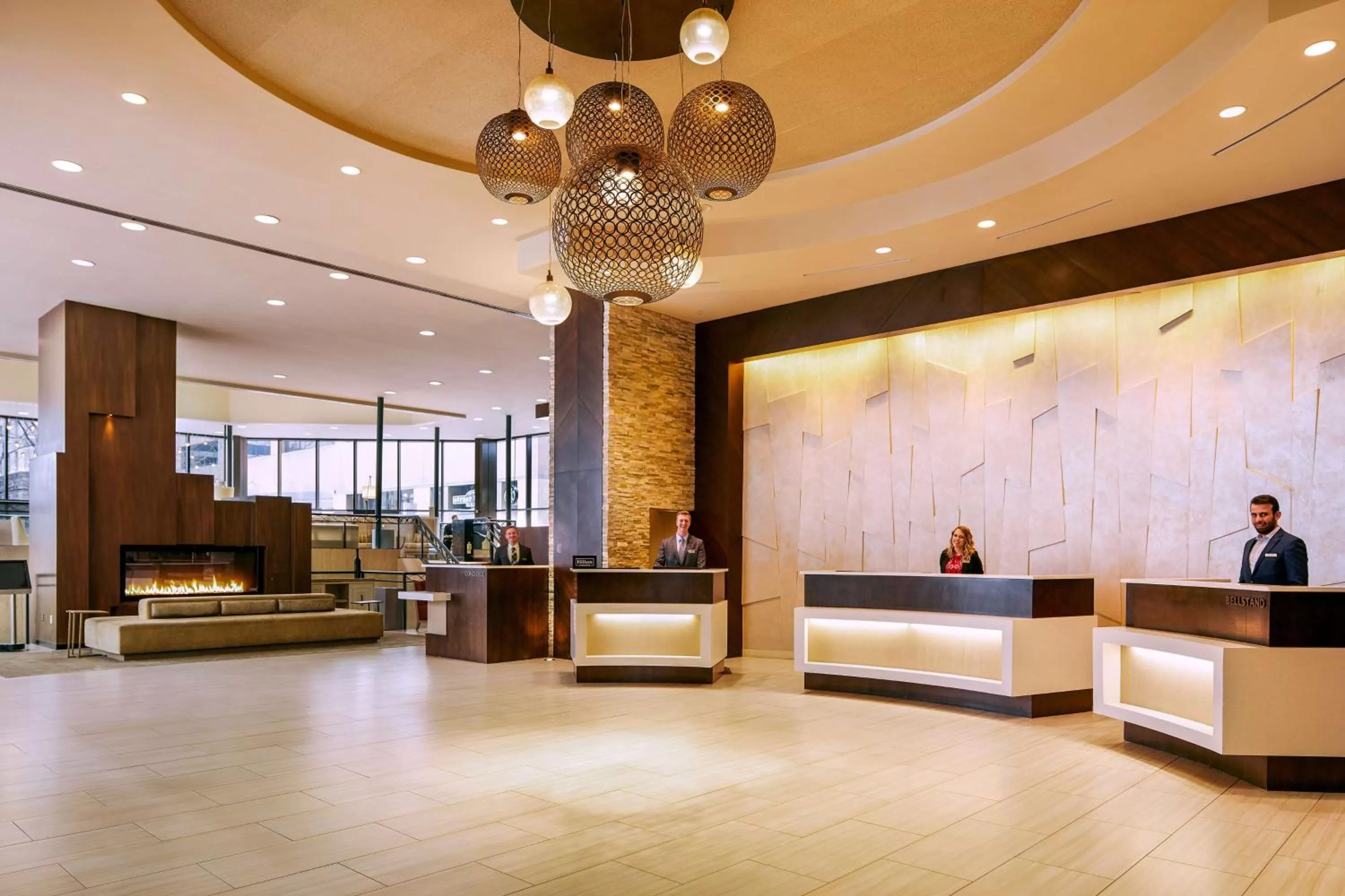 Lobby or reception in Hilton Denver City Center