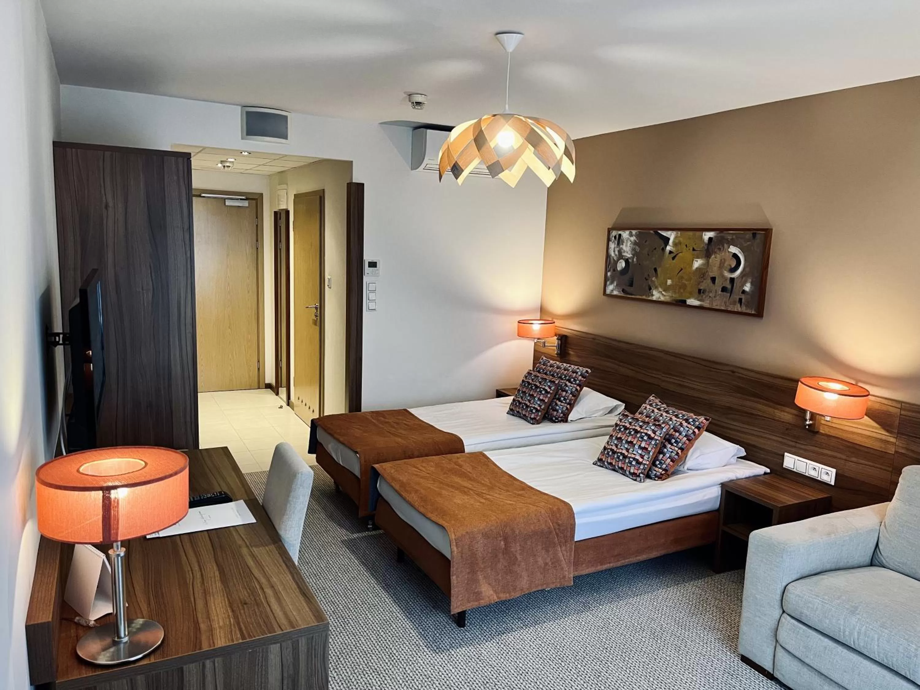 Bed in Arche Hotel Puławska Residence Warszawa