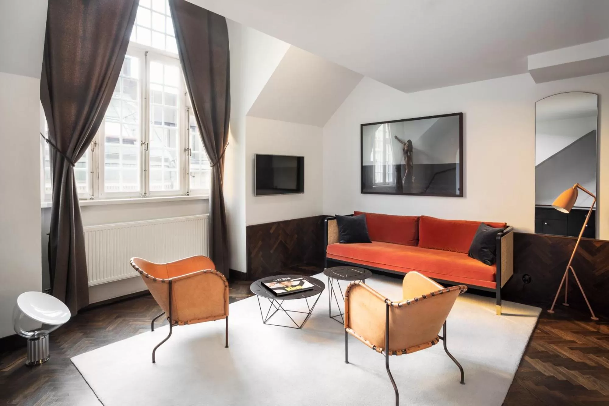 Living room in Miss Clara by Nobis, Stockholm, a Member of Design Hotels