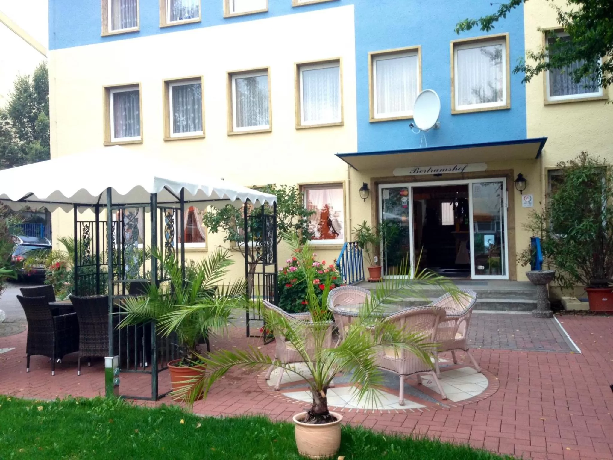 Facade/entrance in Hotel Bertramshof