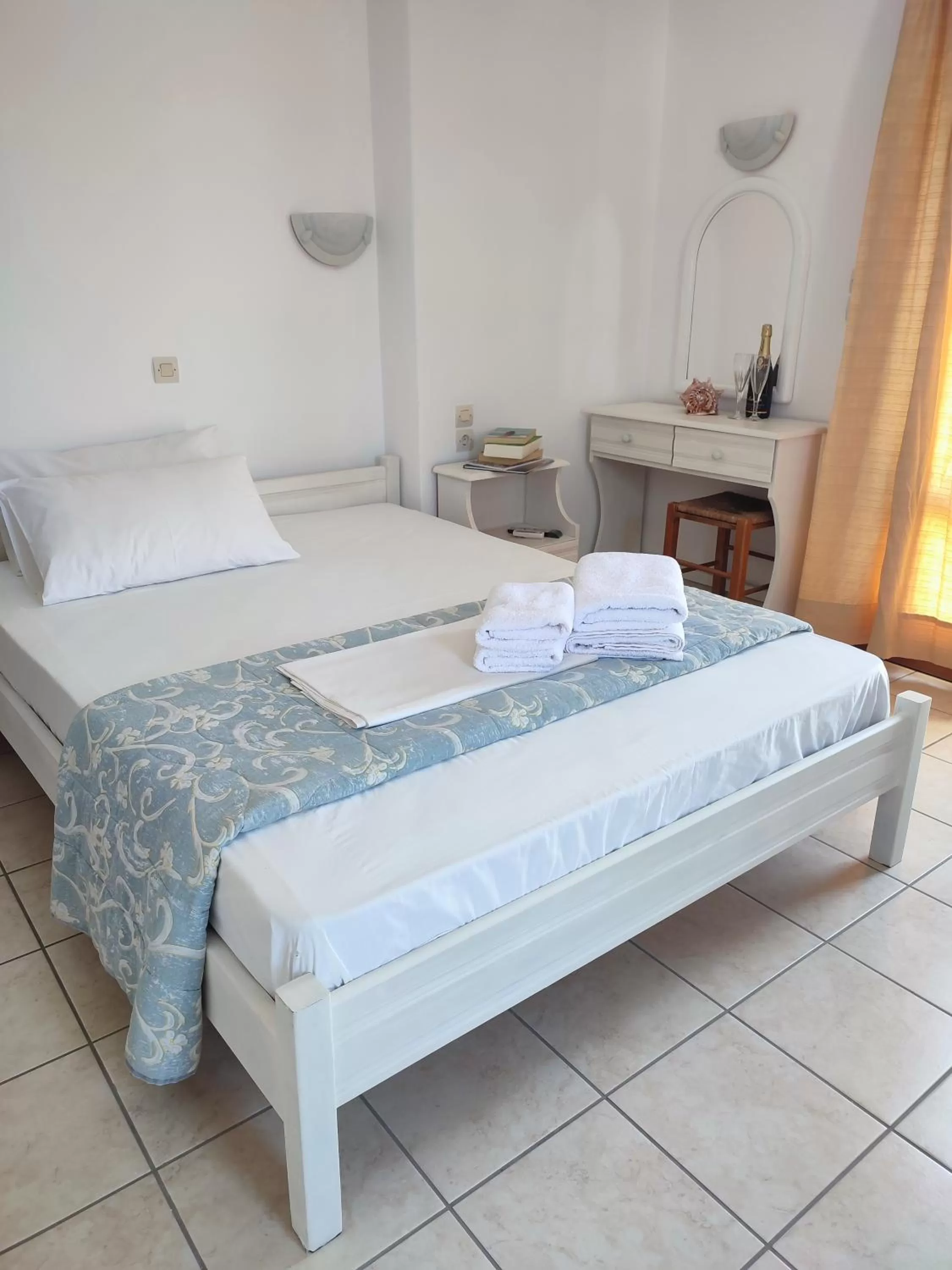 Bed in Afendra Hotel