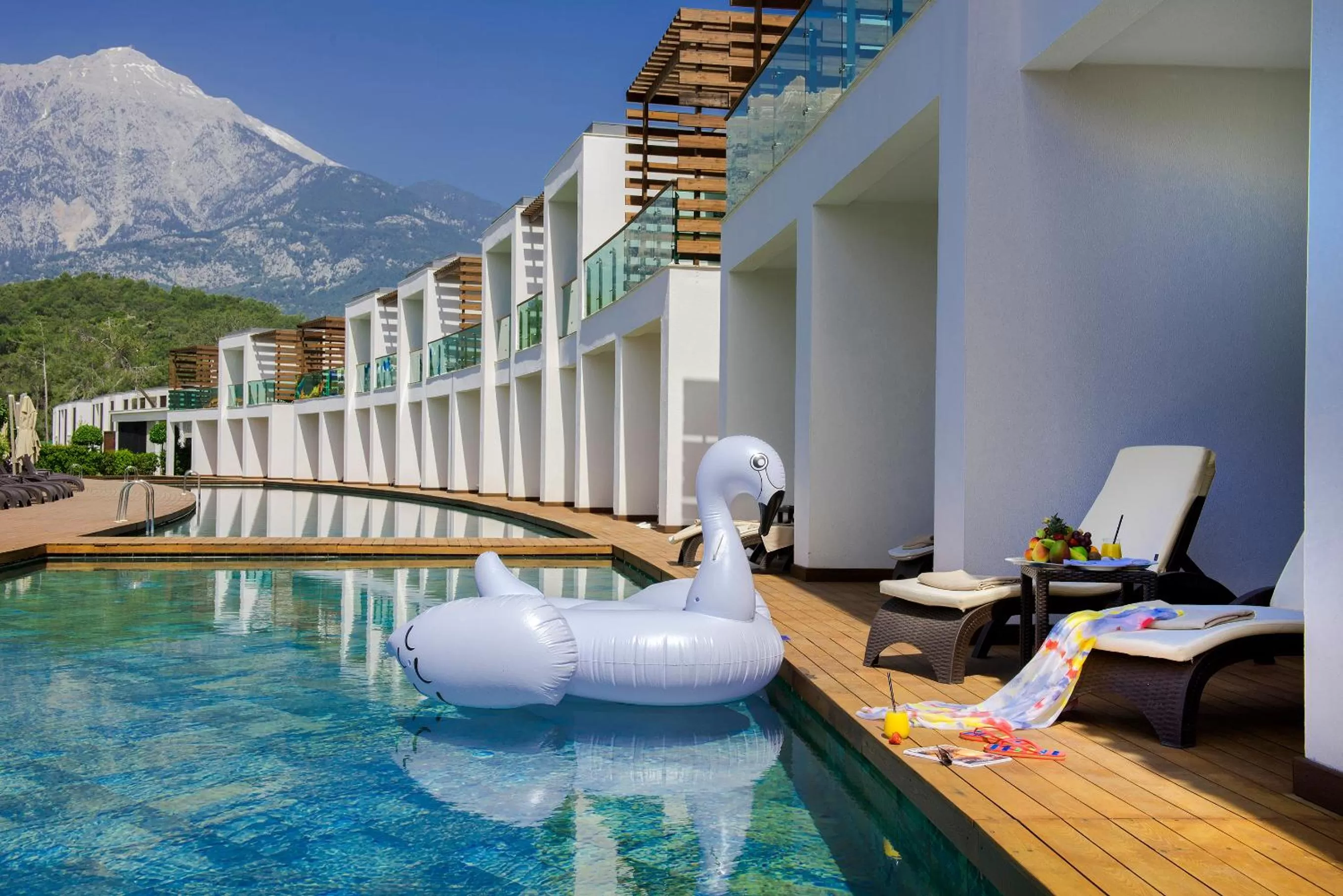 Pool view in Rixos Premium Tekirova - The Land of Legends Access