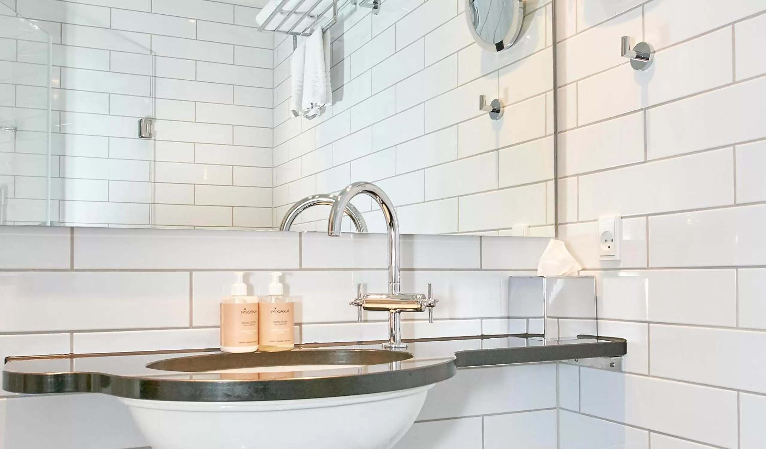 Bathroom in Jørgensens Hotel