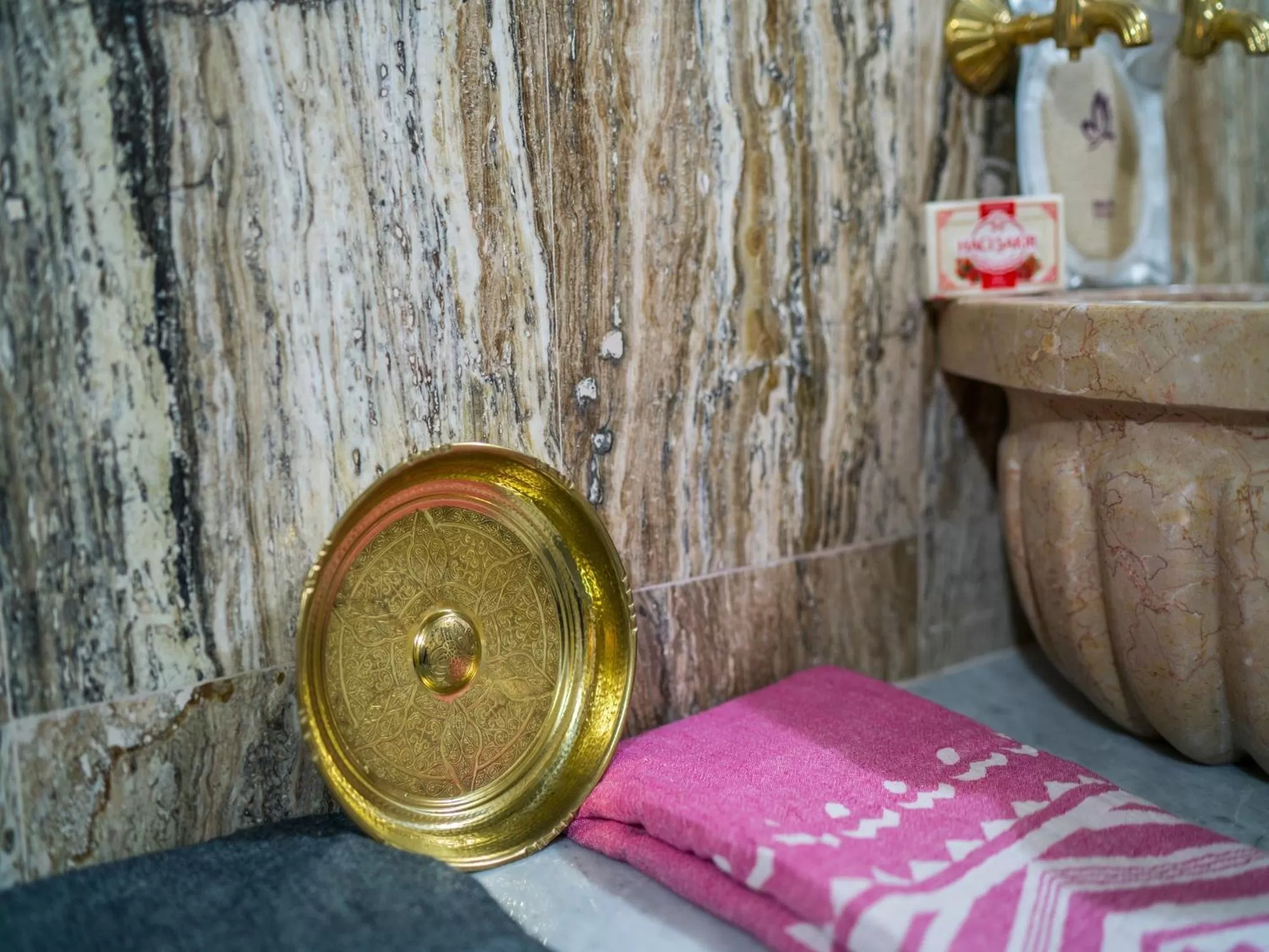 Bathroom, Bed in Lucky Cave Hotel Cappadocia