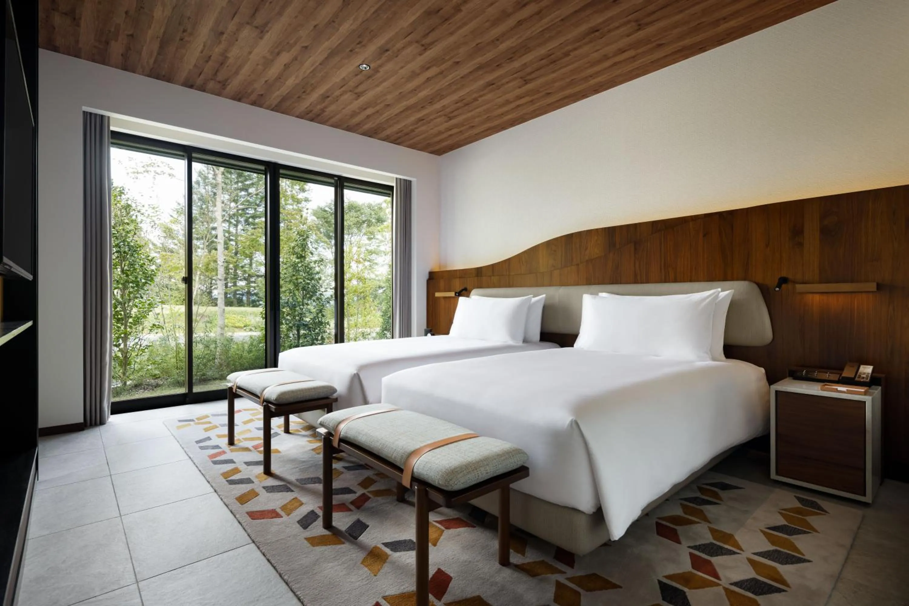 Bedroom, Bed in Fuji Speedway Hotel, in The Unbound Collection by Hyatt