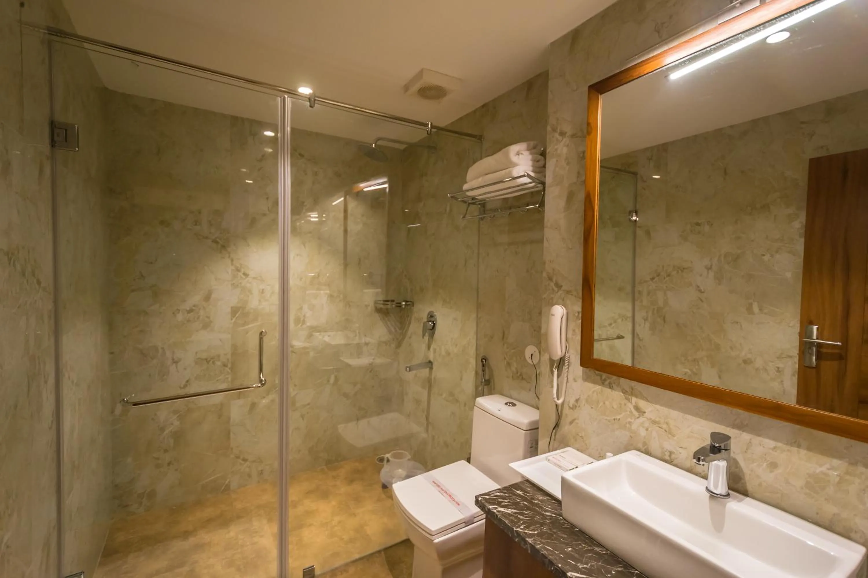 Bathroom in The Highland Park - A Truly River side Resort