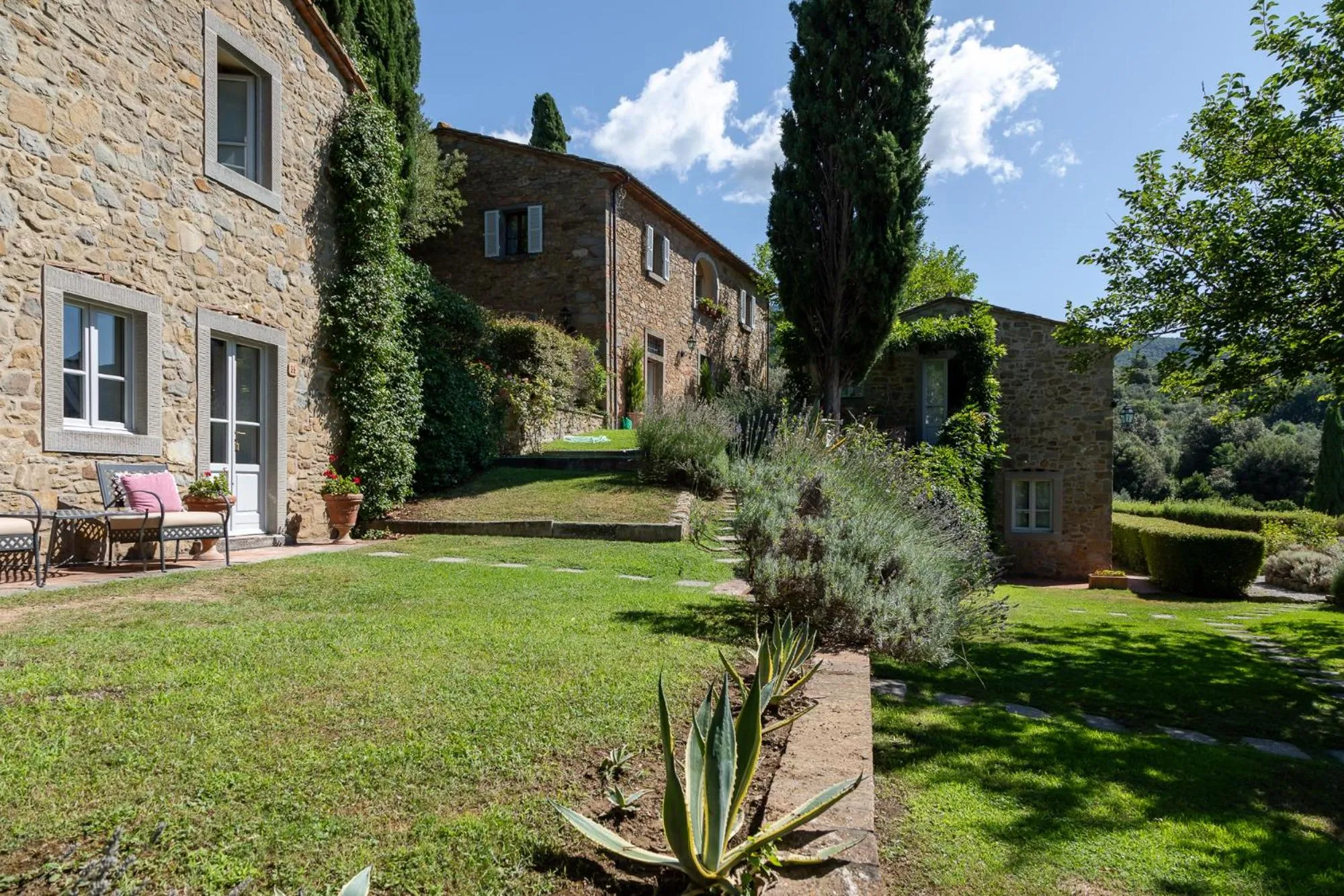 Garden in Il Falconiere Relais & Spa