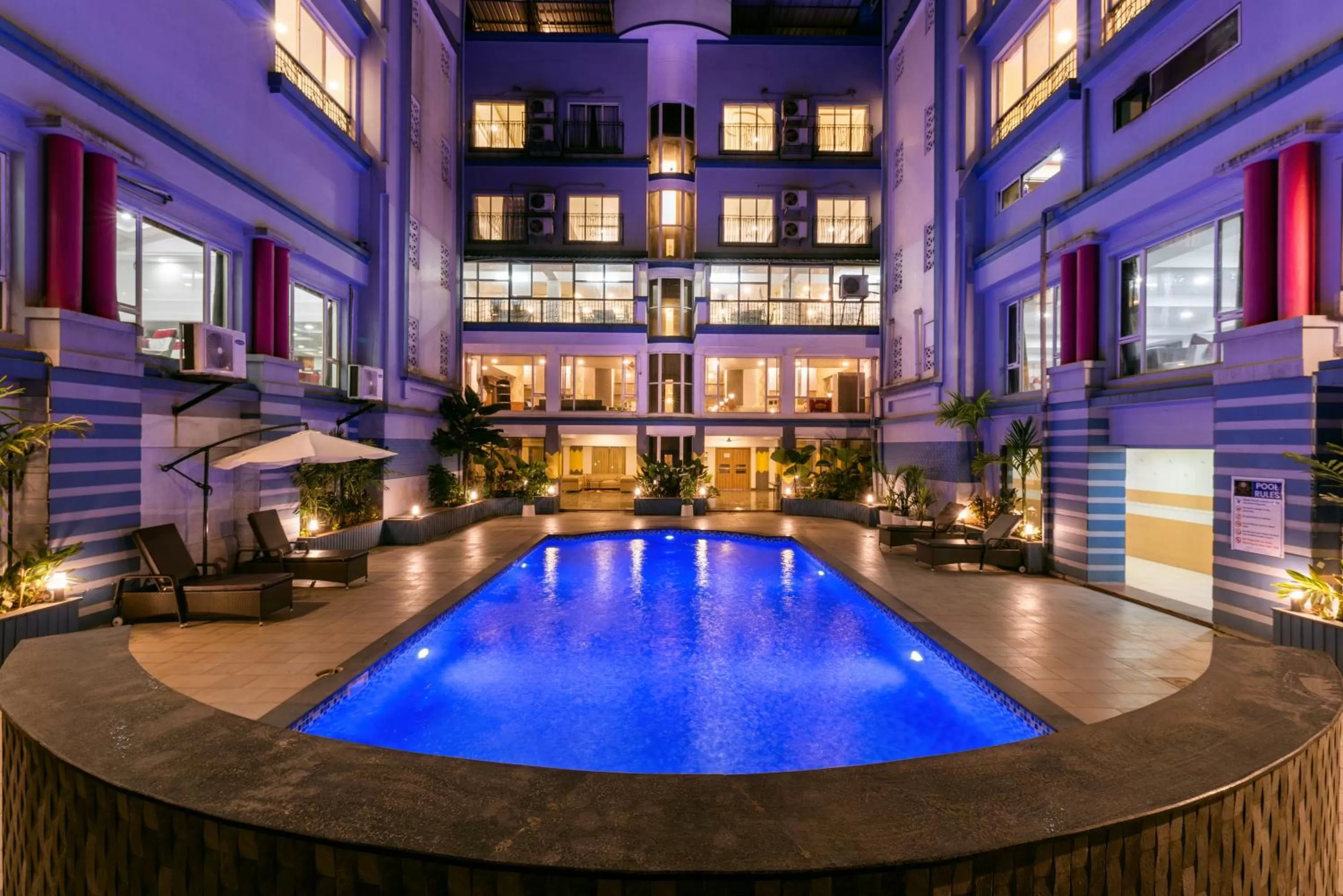 Pool view in Mayur Retreat & Spa