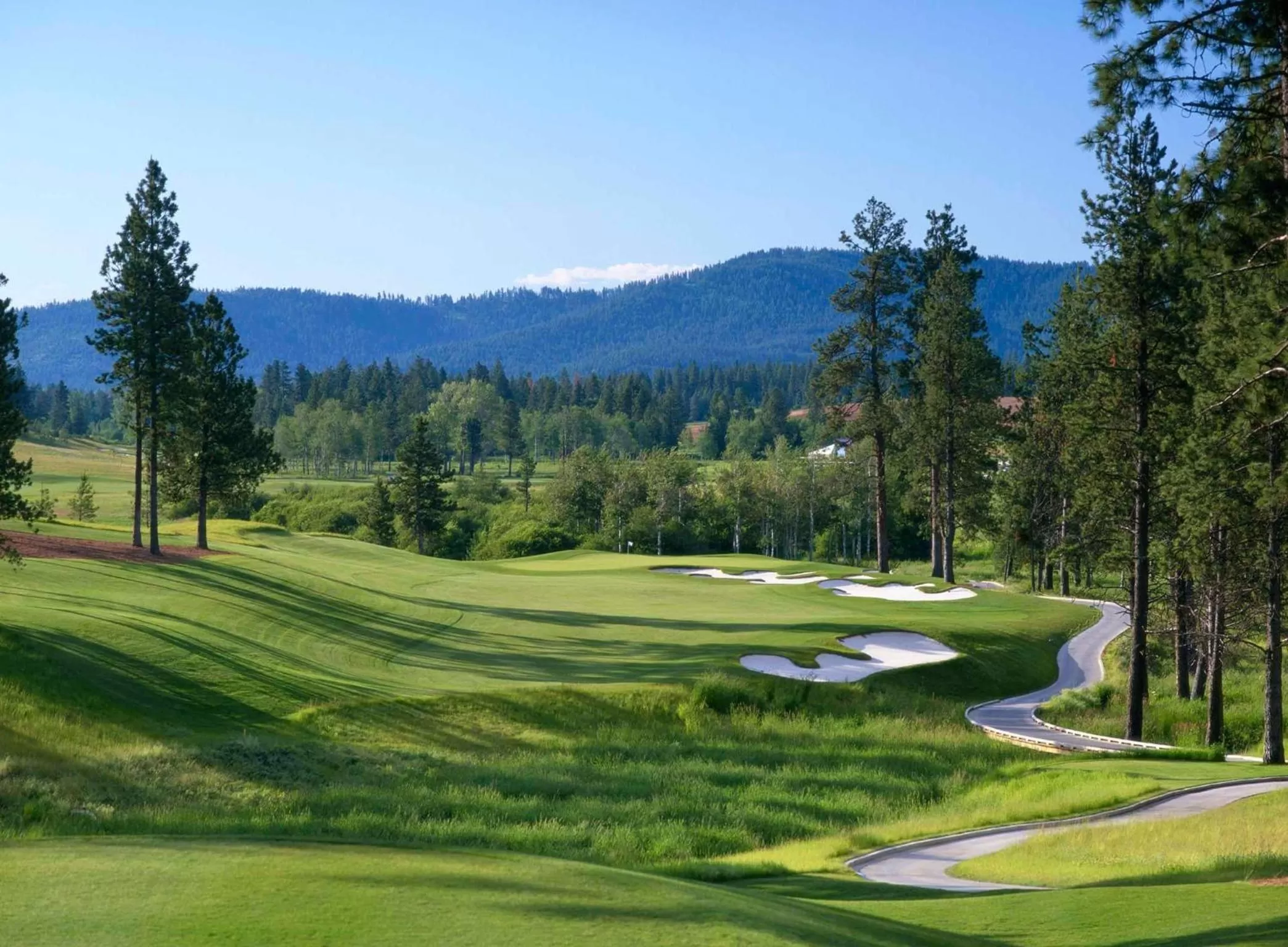 Golfcourse in Coeur D'Alene Casino Resort Hotel