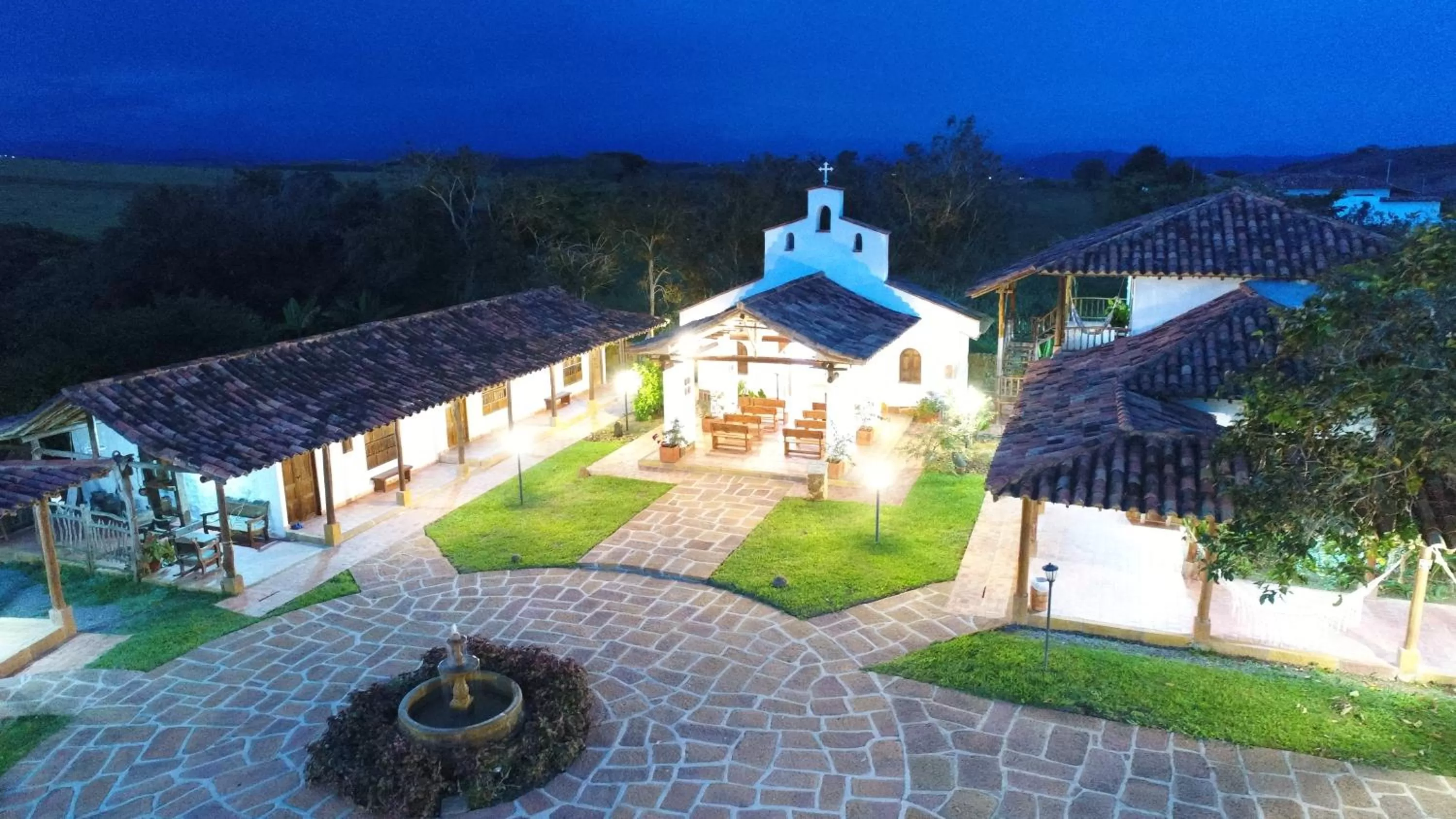 Bird's eye view in Hotel Finca Buenos Aires Barichara