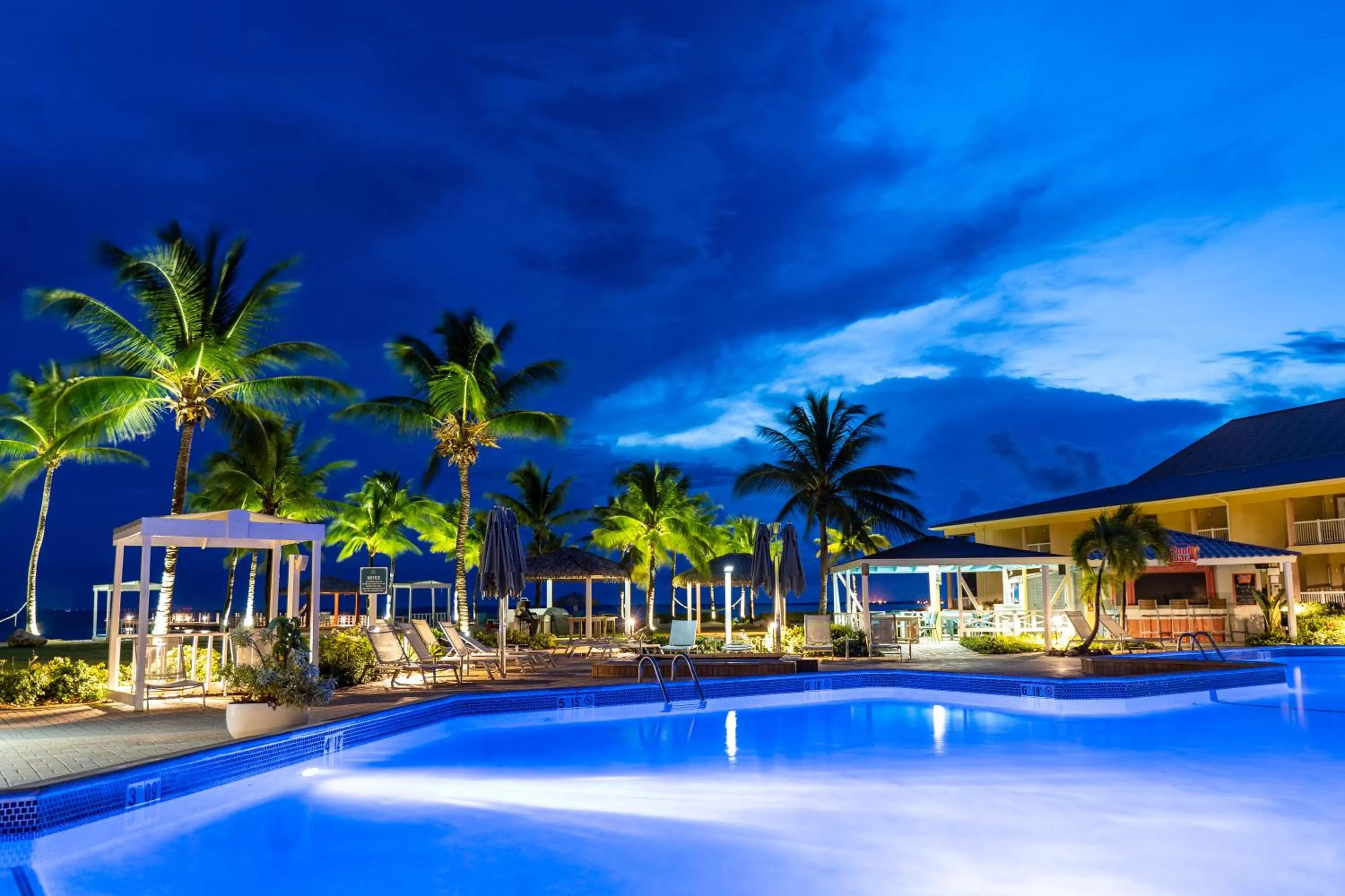 Night in The Grand Caymanian Resort