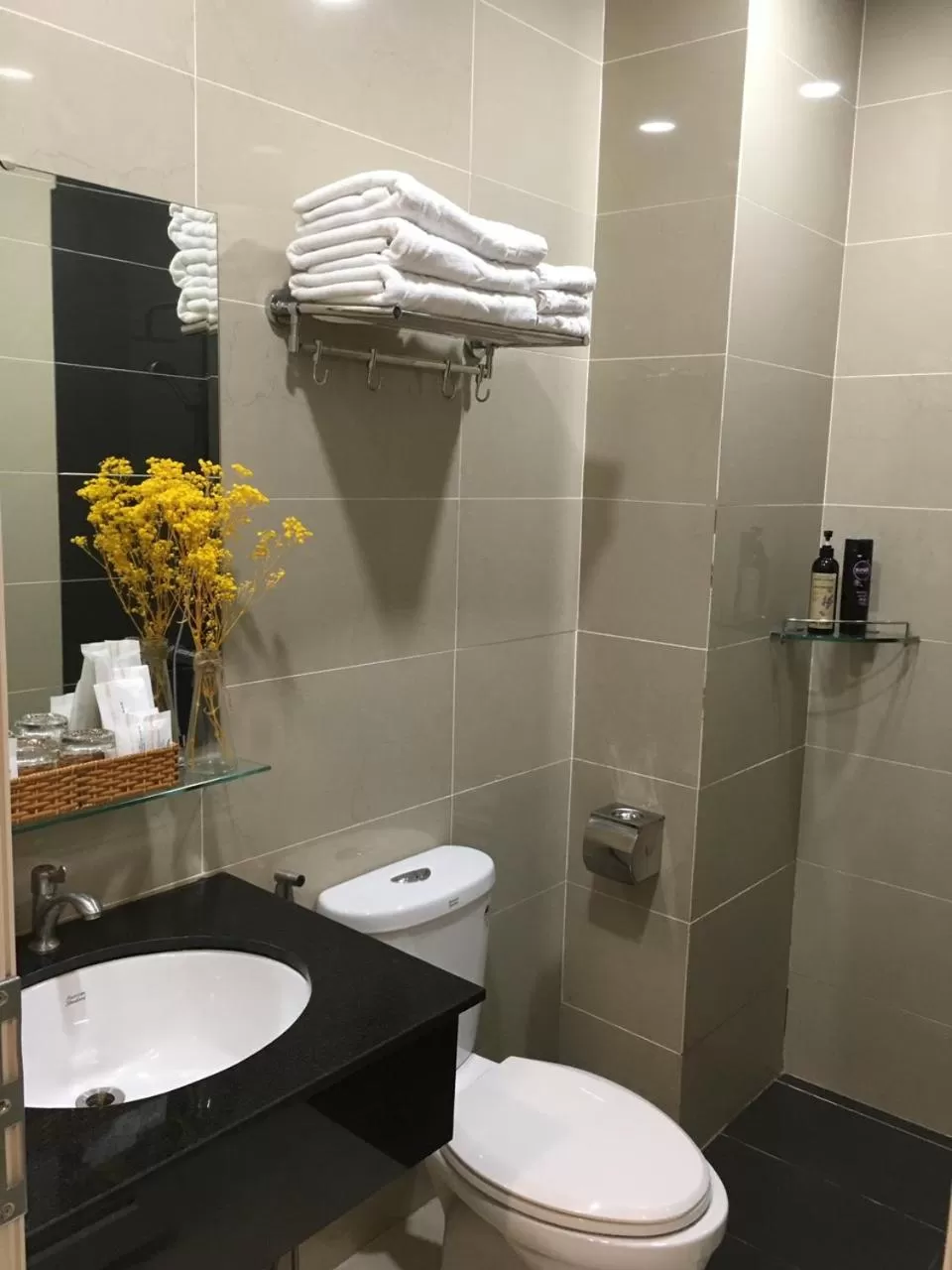 Toilet in Victory Airport Hotel