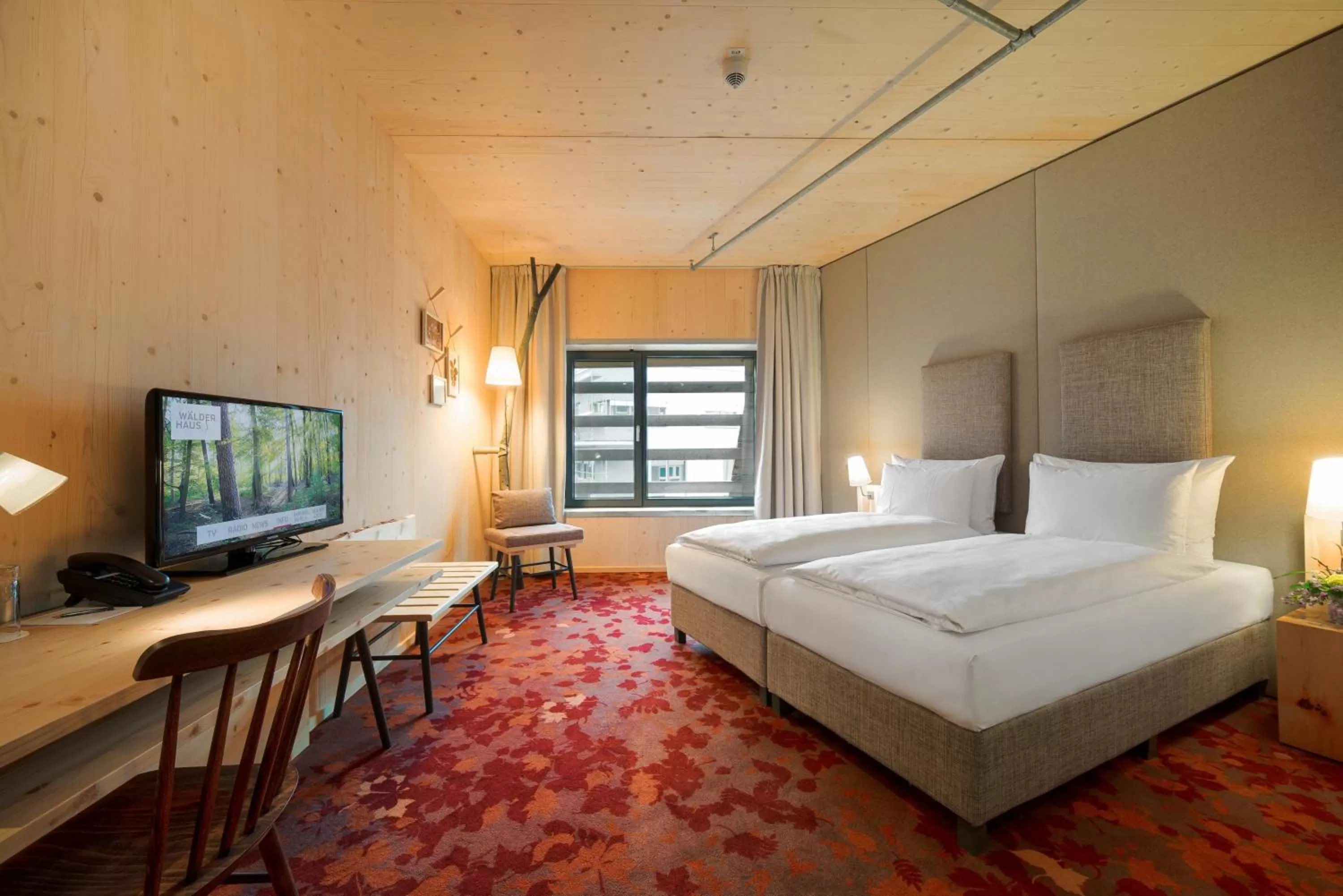 Bed in Raphael Hotel Wälderhaus