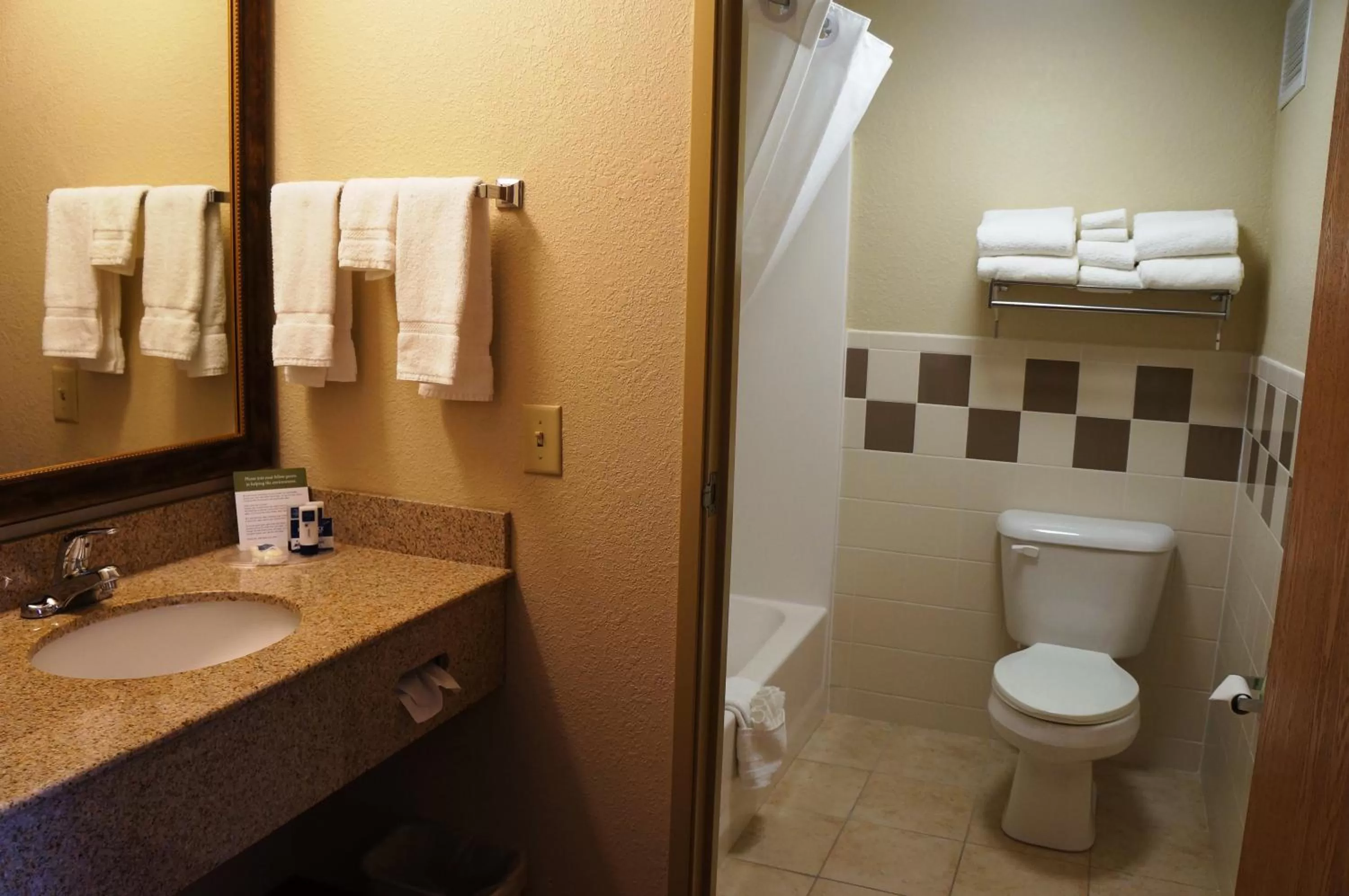 Bathroom in AmericInn by Wyndham Anamosa