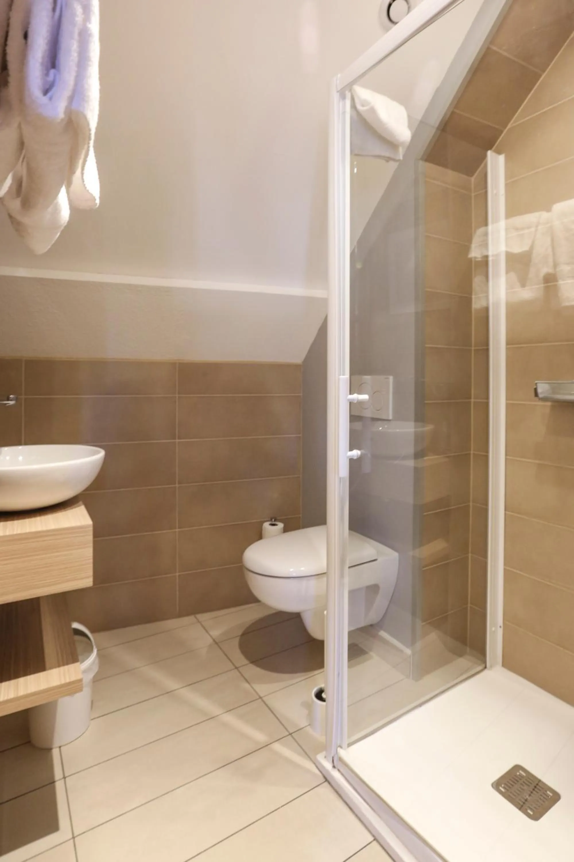 Shower in Hôtel Le Blason