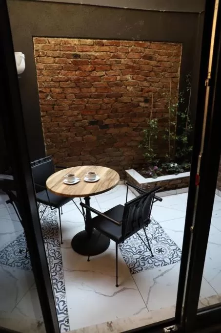 Seating area in Hotel Blue Ottoman