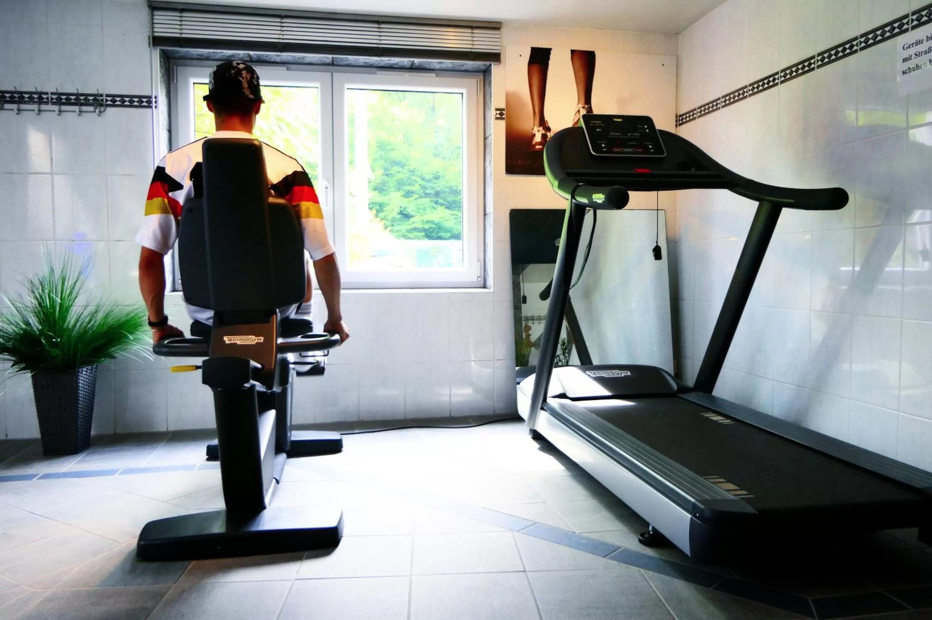 Fitness centre/facilities in Hotel Christel
