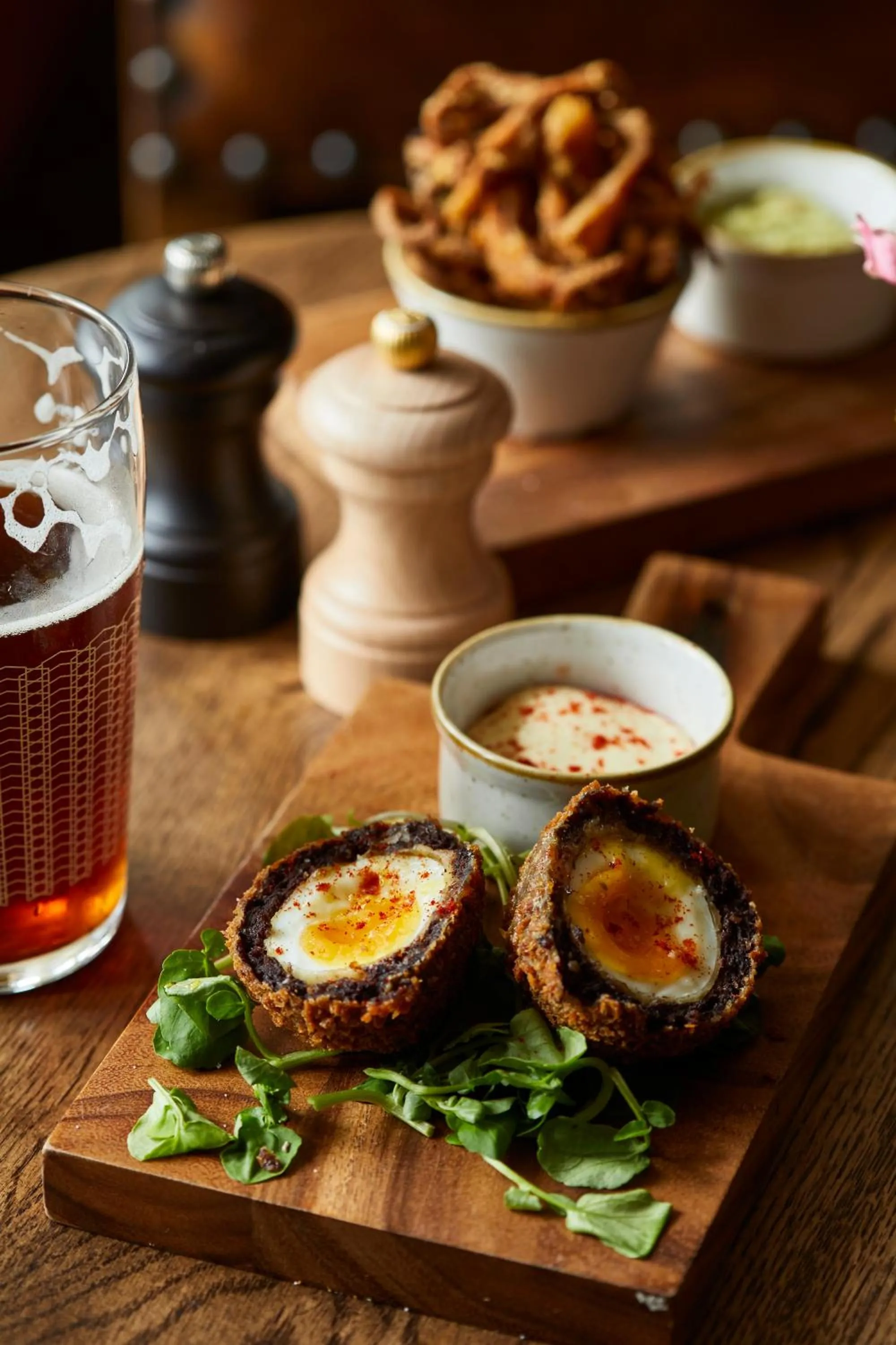 Food close-up in Crown and Anchor