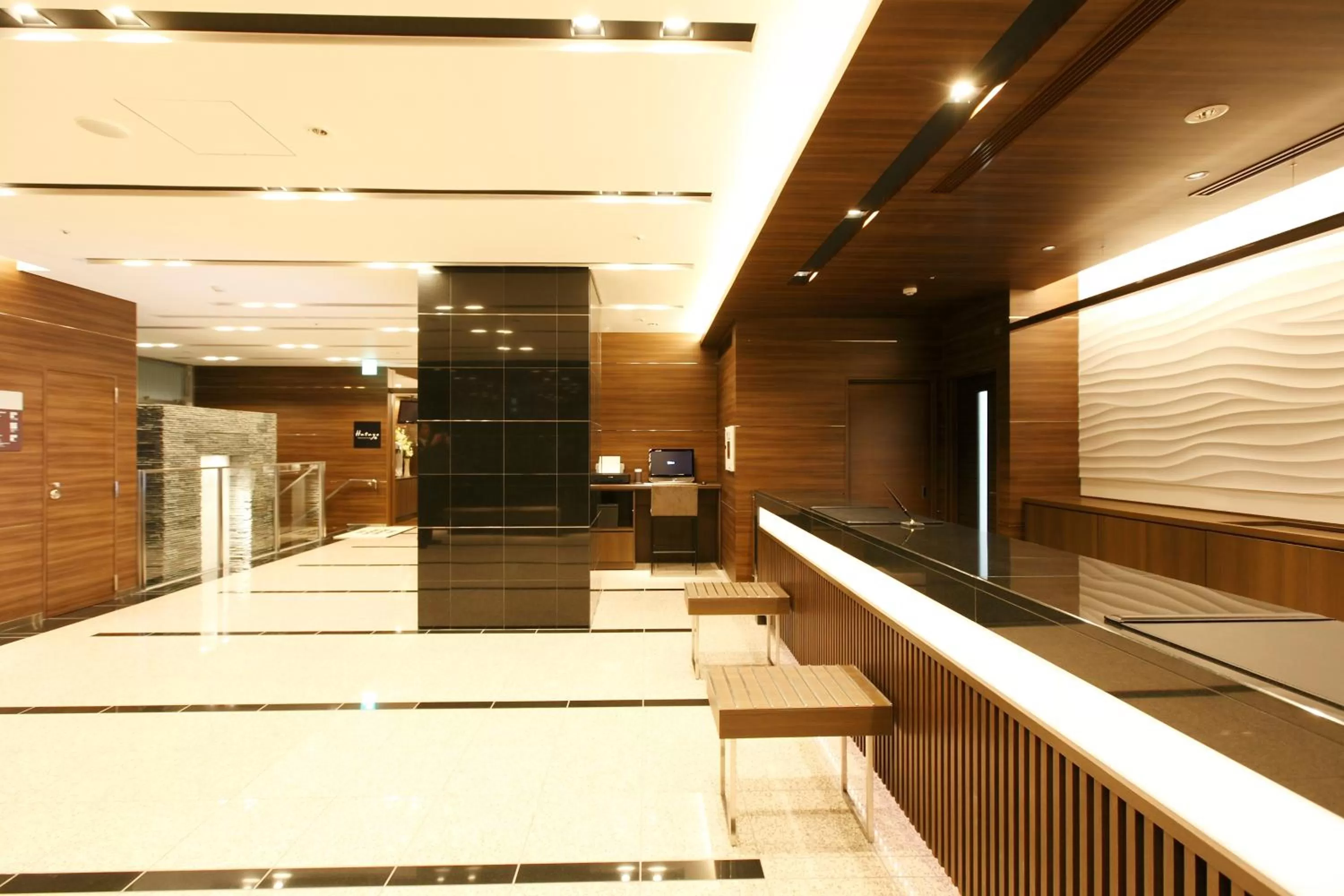 Lobby or reception in Dormy Inn Kagoshima