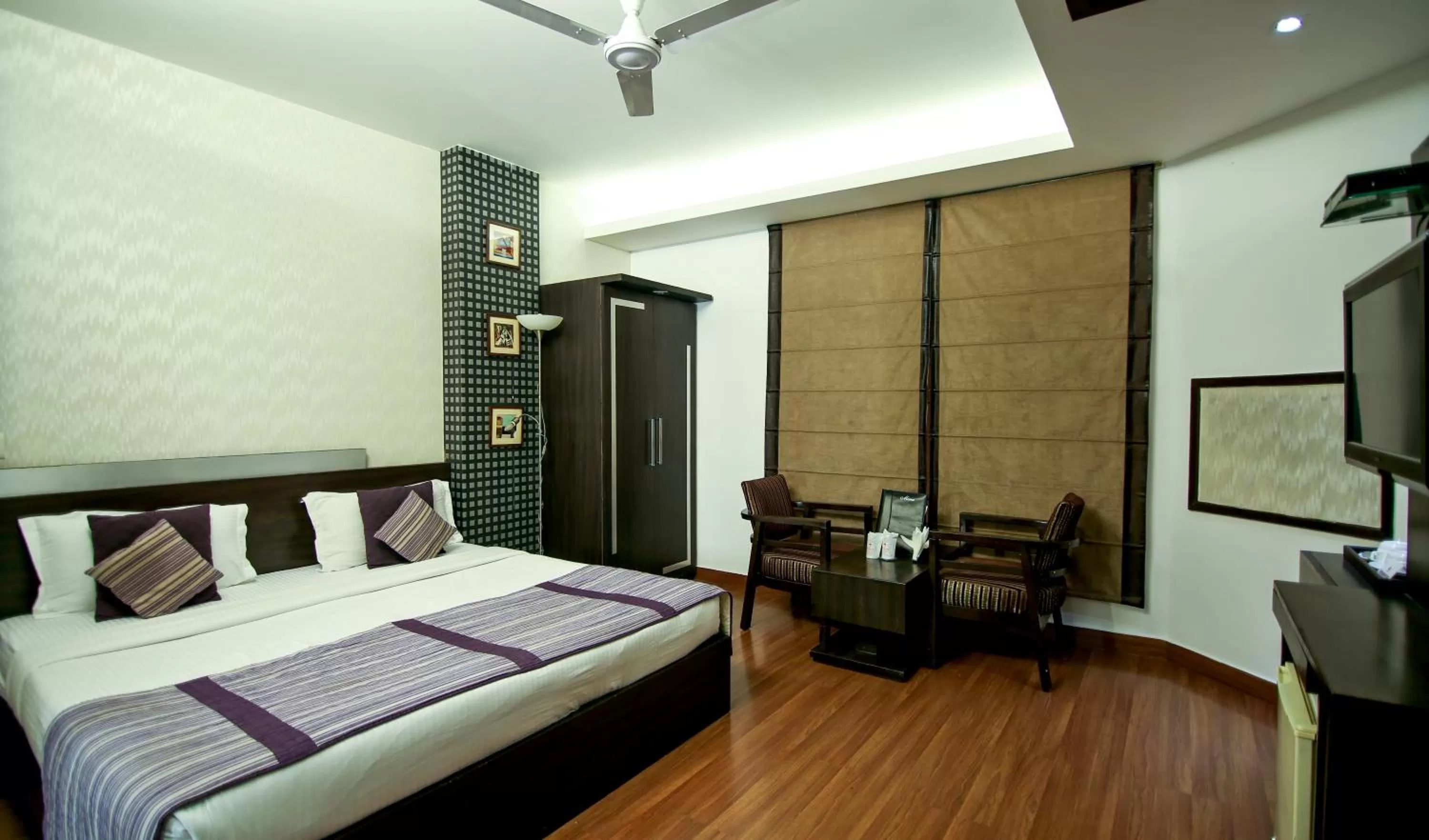Bedroom, Bed in Hotel The Prime Balaji Deluxe, City Centre, With Free Airport Pickup