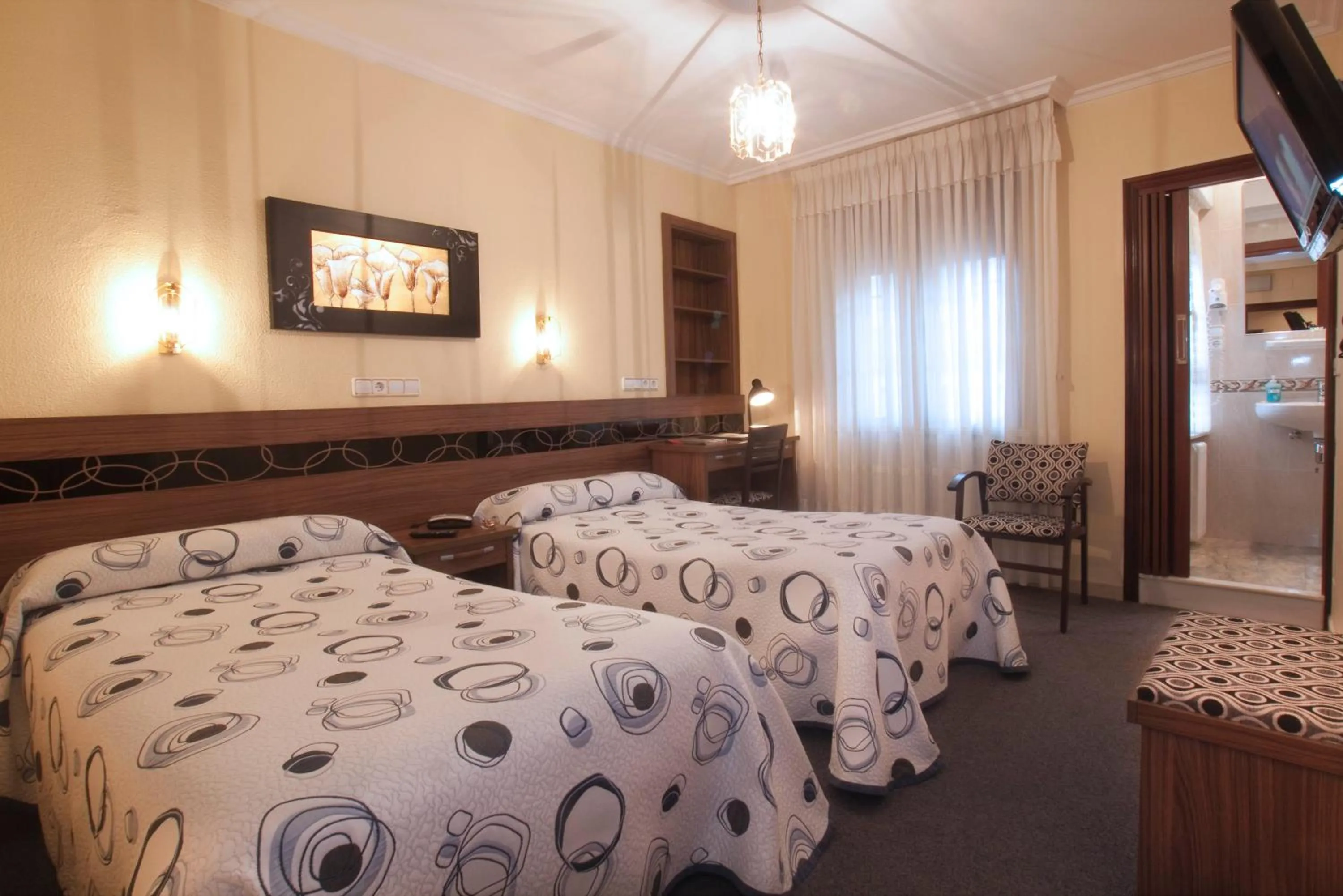 Bedroom, Bed in Hotel Castilla