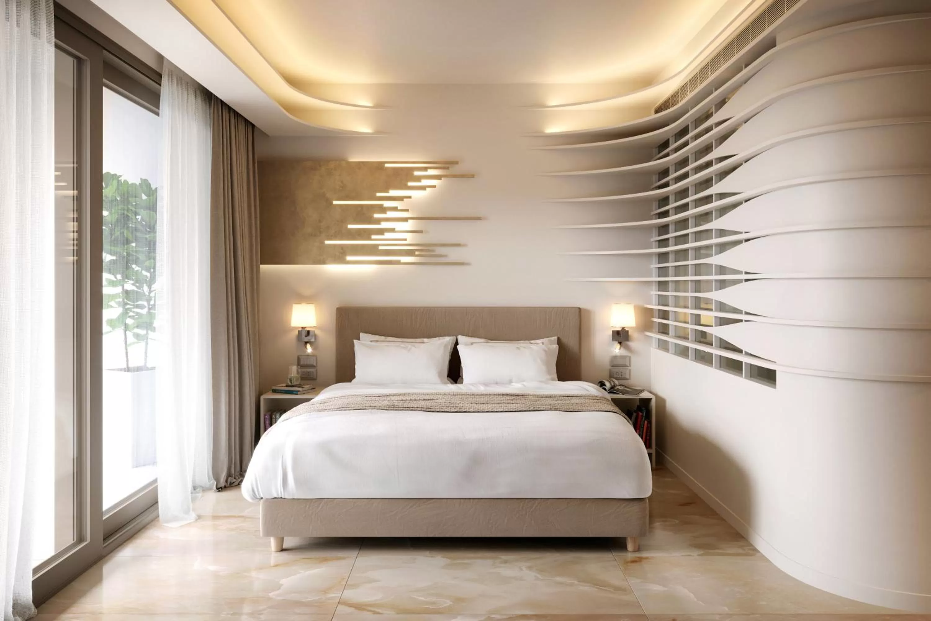 Bedroom, Bed in Green Suites Boutique Hotel